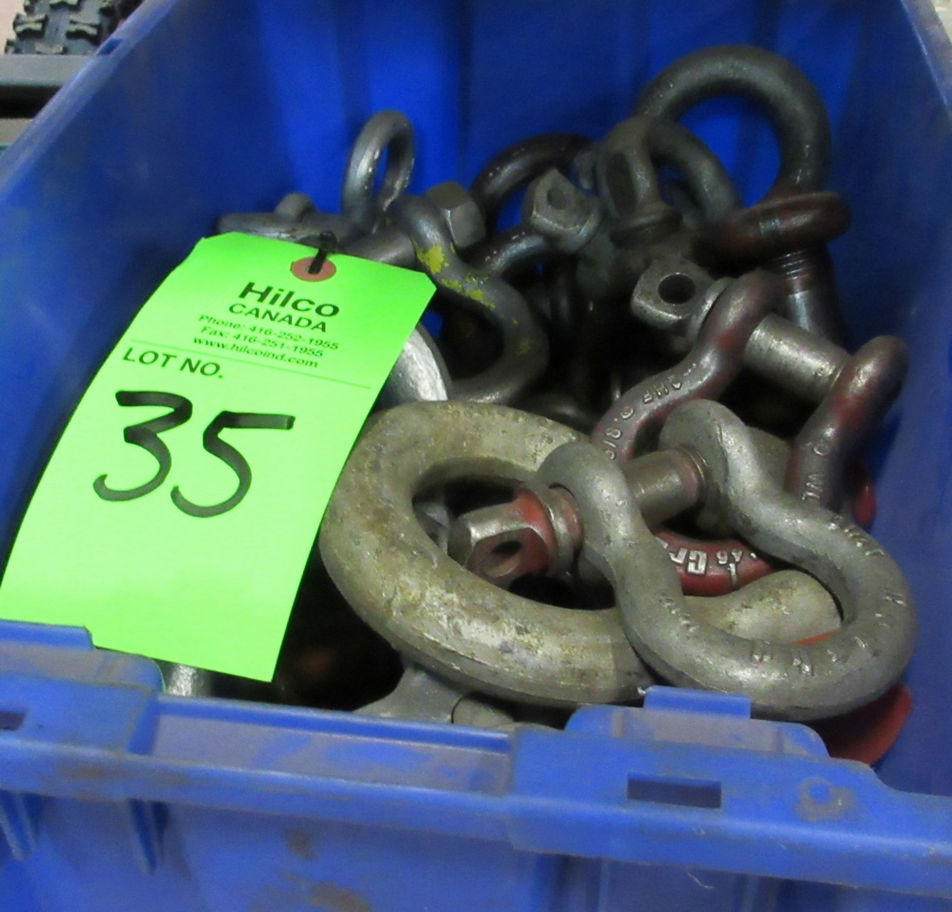 Box of Asst. Shackles