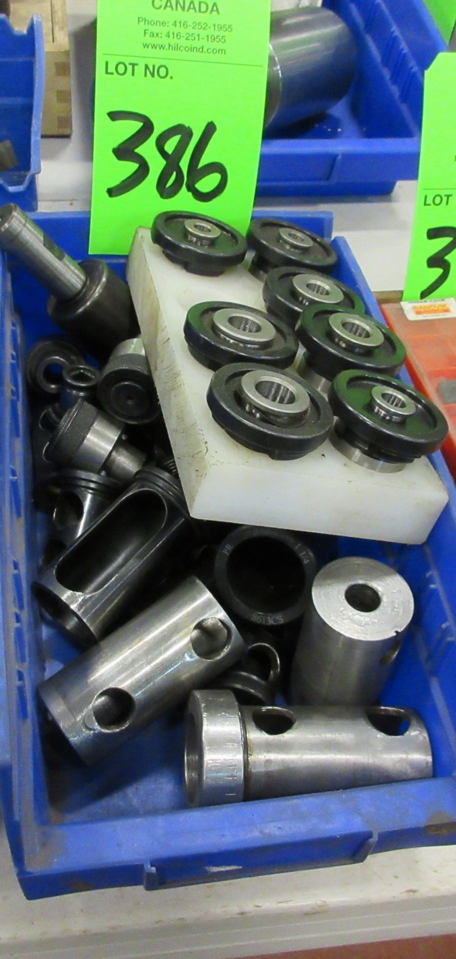 Box of Tool Holder Bushings, Etc.