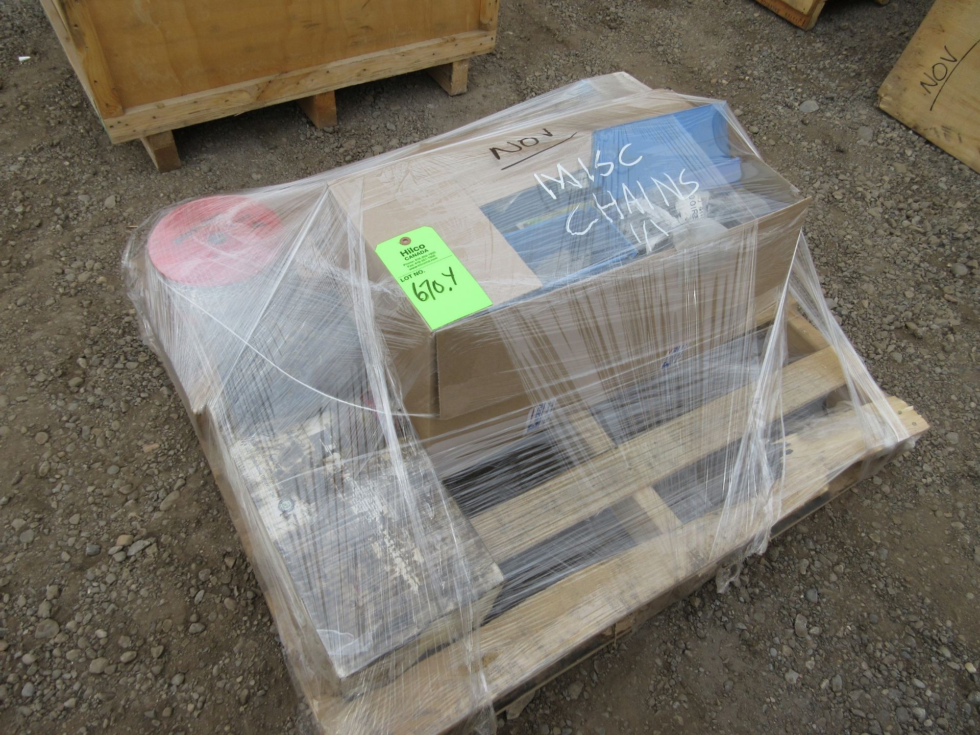 Pallet of Misc. Chain