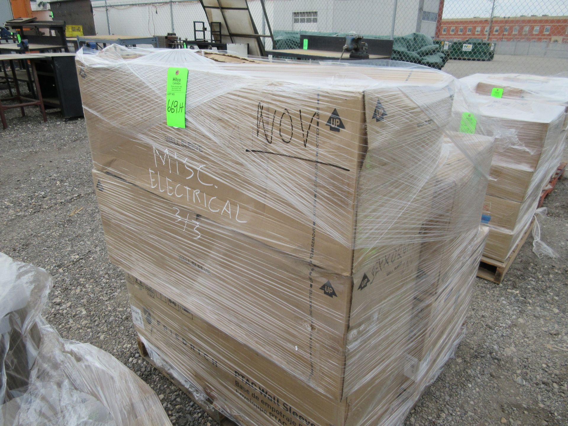 Pallet of Enclosures