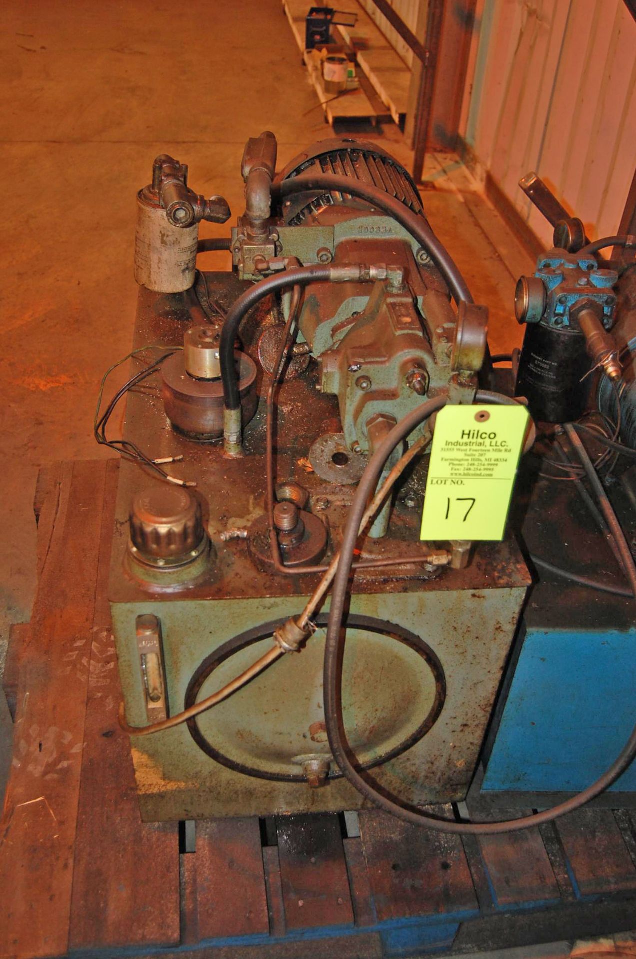 Lincoln 3 hp Hydraulic Power Unit