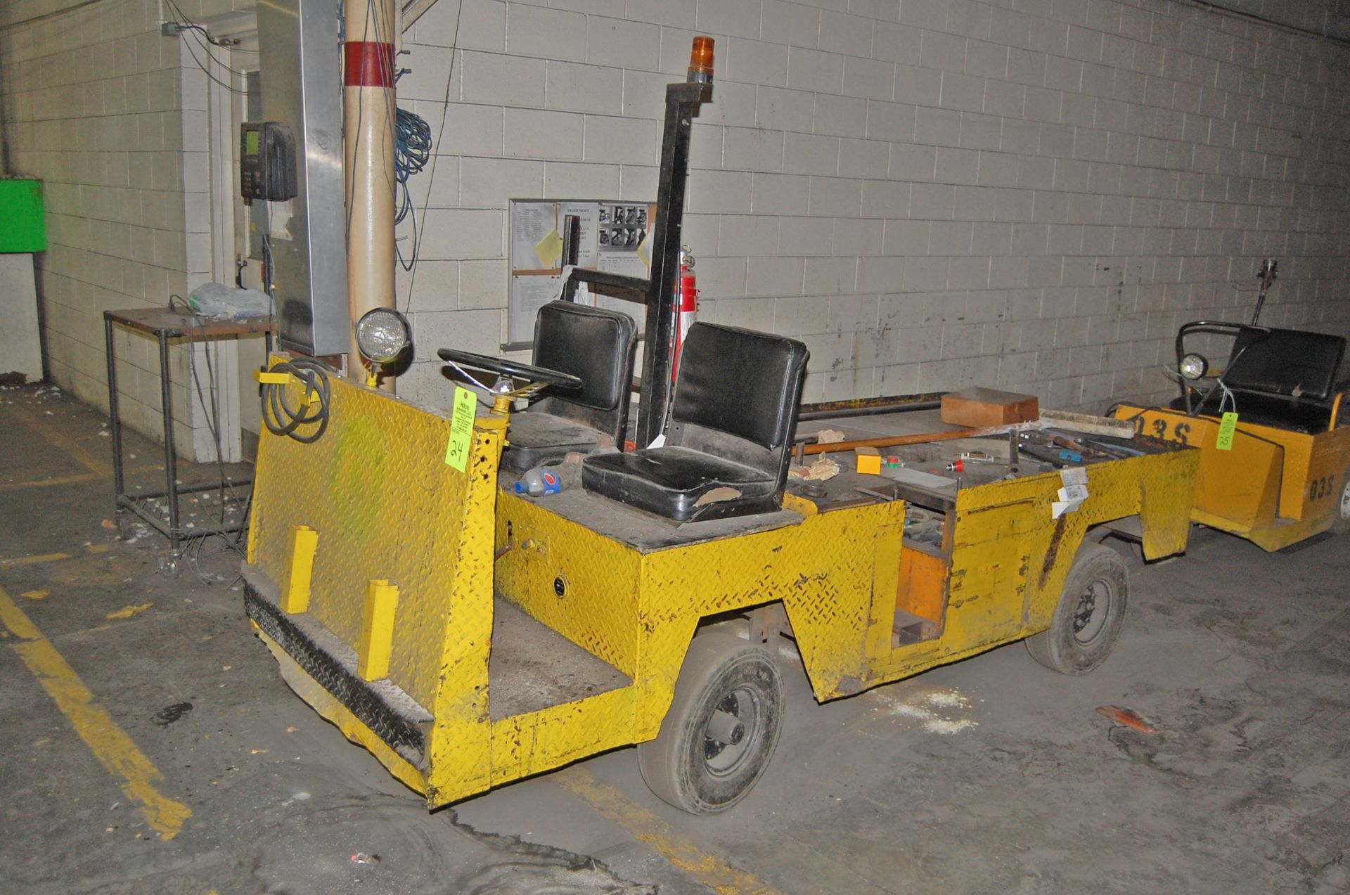 Electric Flatbed Maintenance Utility Cart