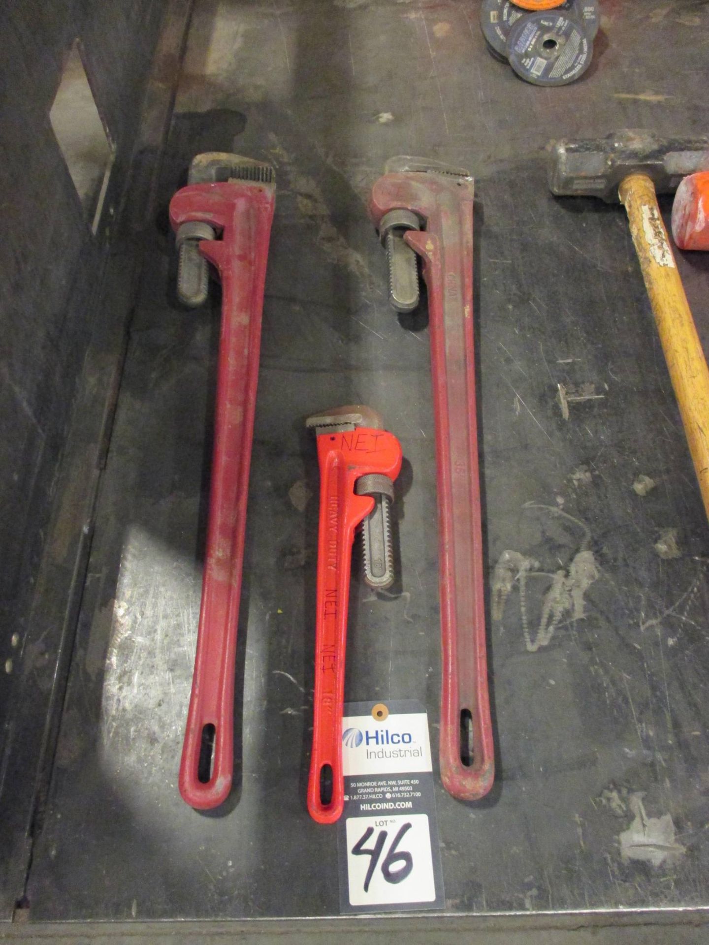 Assorted Pipe Wrenches