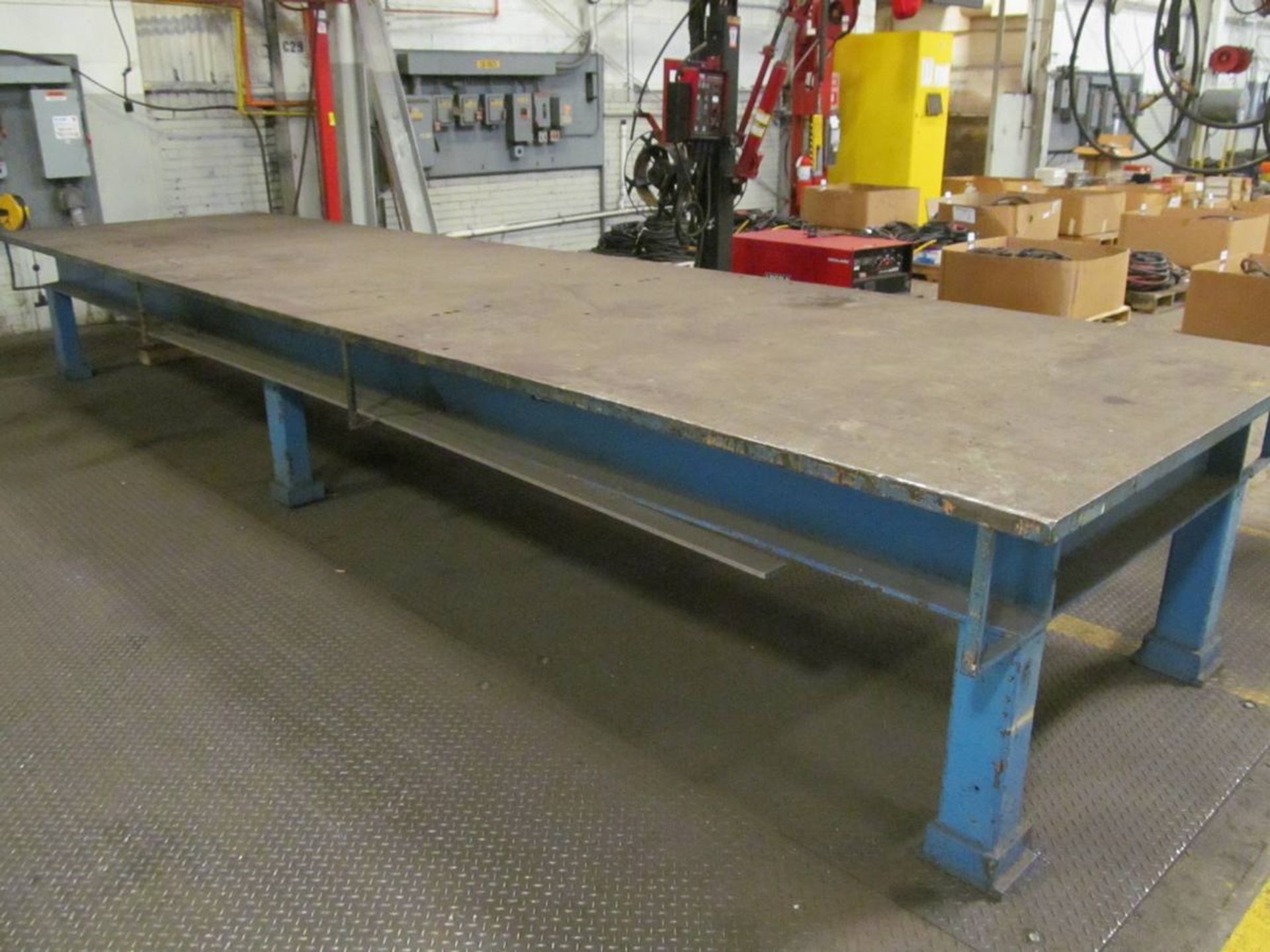 60" x 238" Steel Welding Table