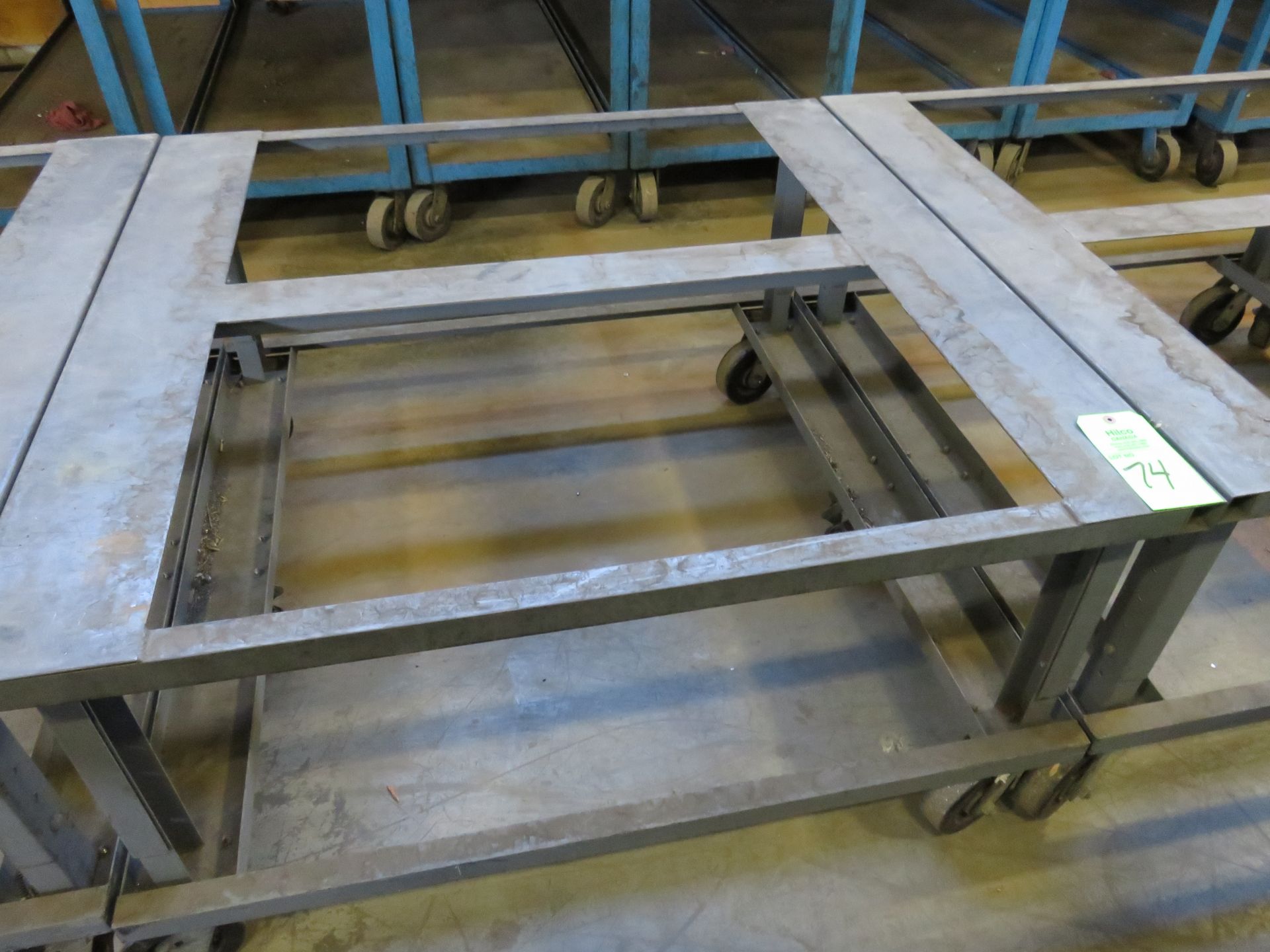 3,600-Lbs Capacity Assembly Steel Adjustable Cart