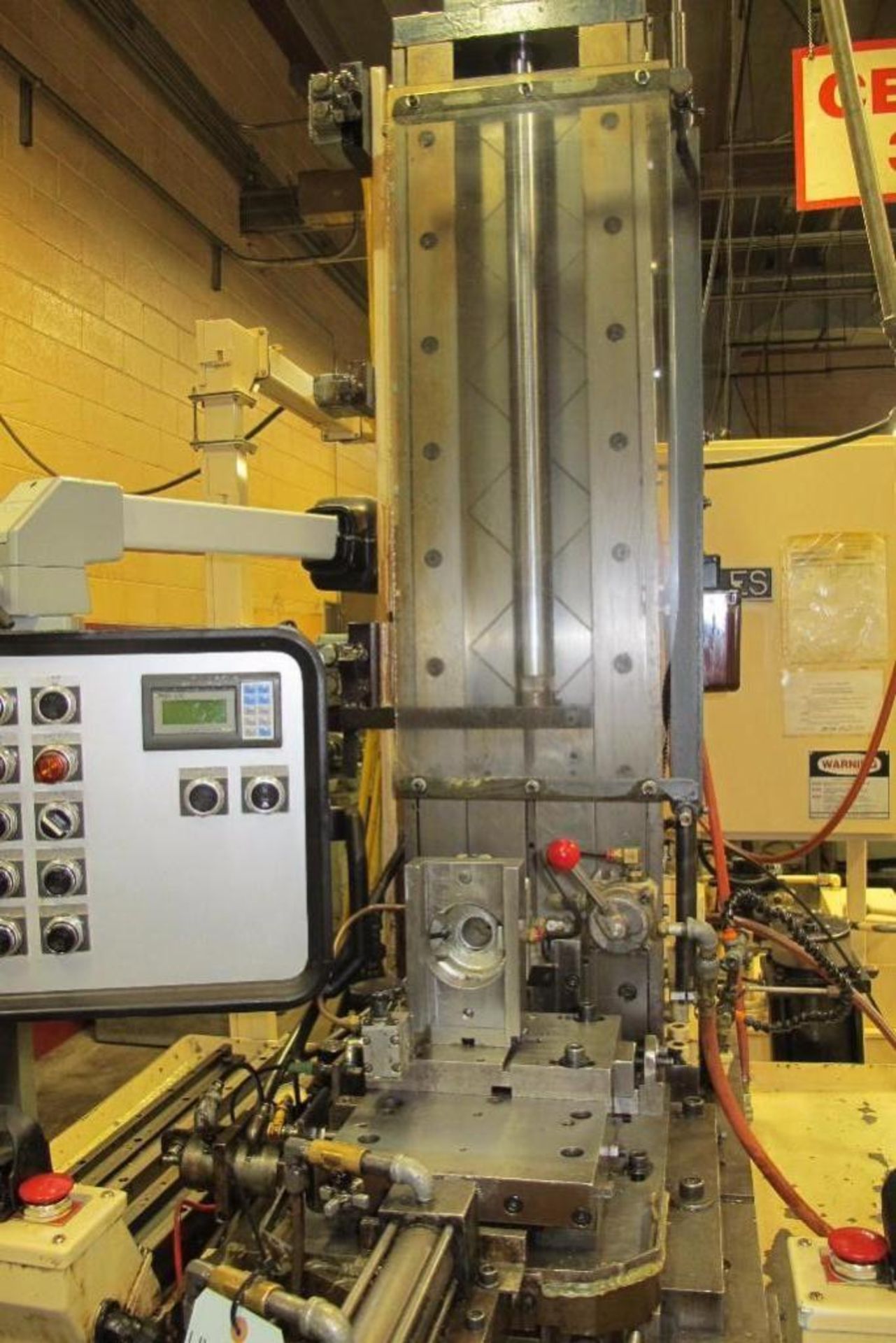 Ty-Miles Mdl.MBHD-12-30-120R, 6-ton x 30" Stroke Hydraulic Vertical Broaching Machine, Coolant Filtr - Image 7 of 8