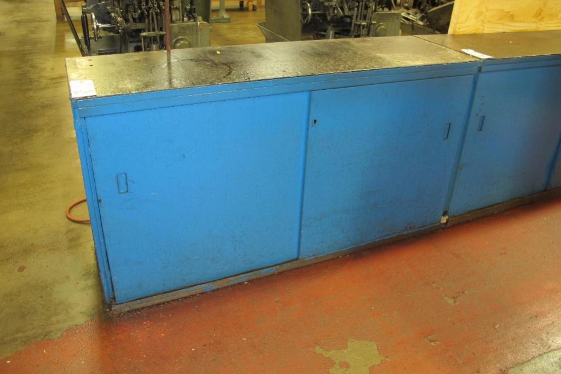 2-Door Production work bench W/ Screw Machine Spare Parts