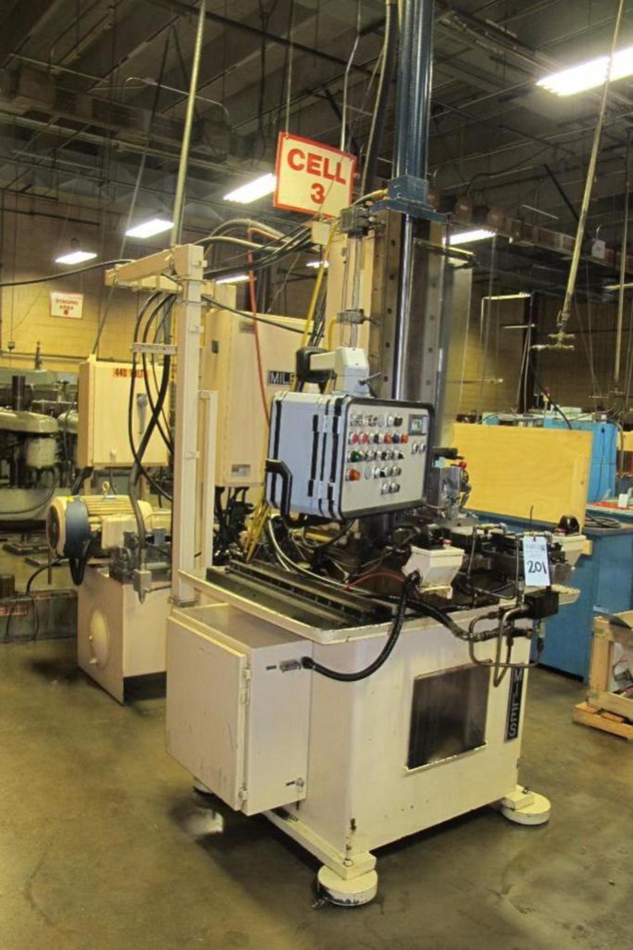 Ty-Miles Mdl.MBHD-12-30-120R, 6-ton x 30" Stroke Hydraulic Vertical Broaching Machine, Coolant Filtr - Image 2 of 8