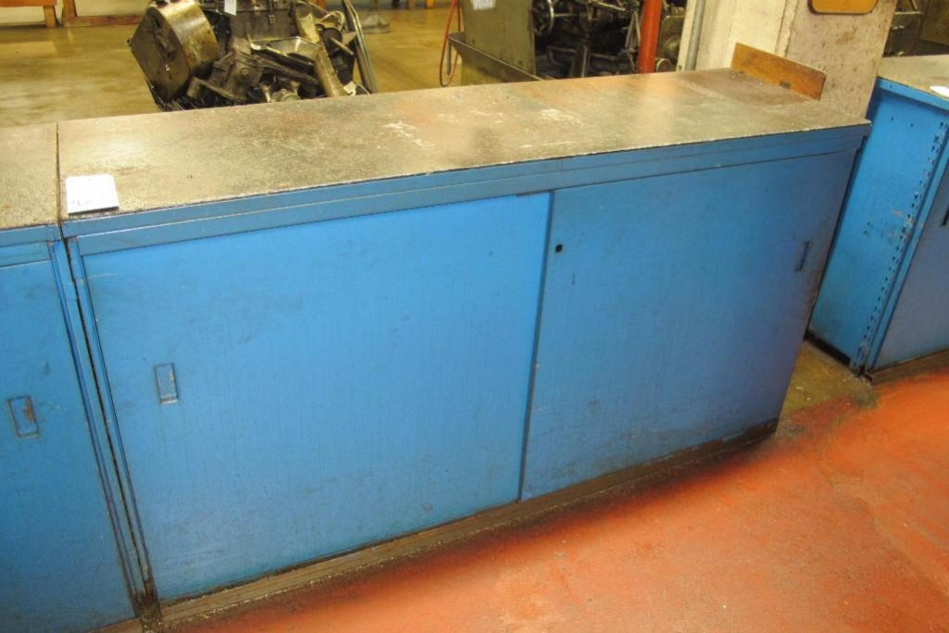 2-Door Production work bench W/ Screw Machine Spare Parts