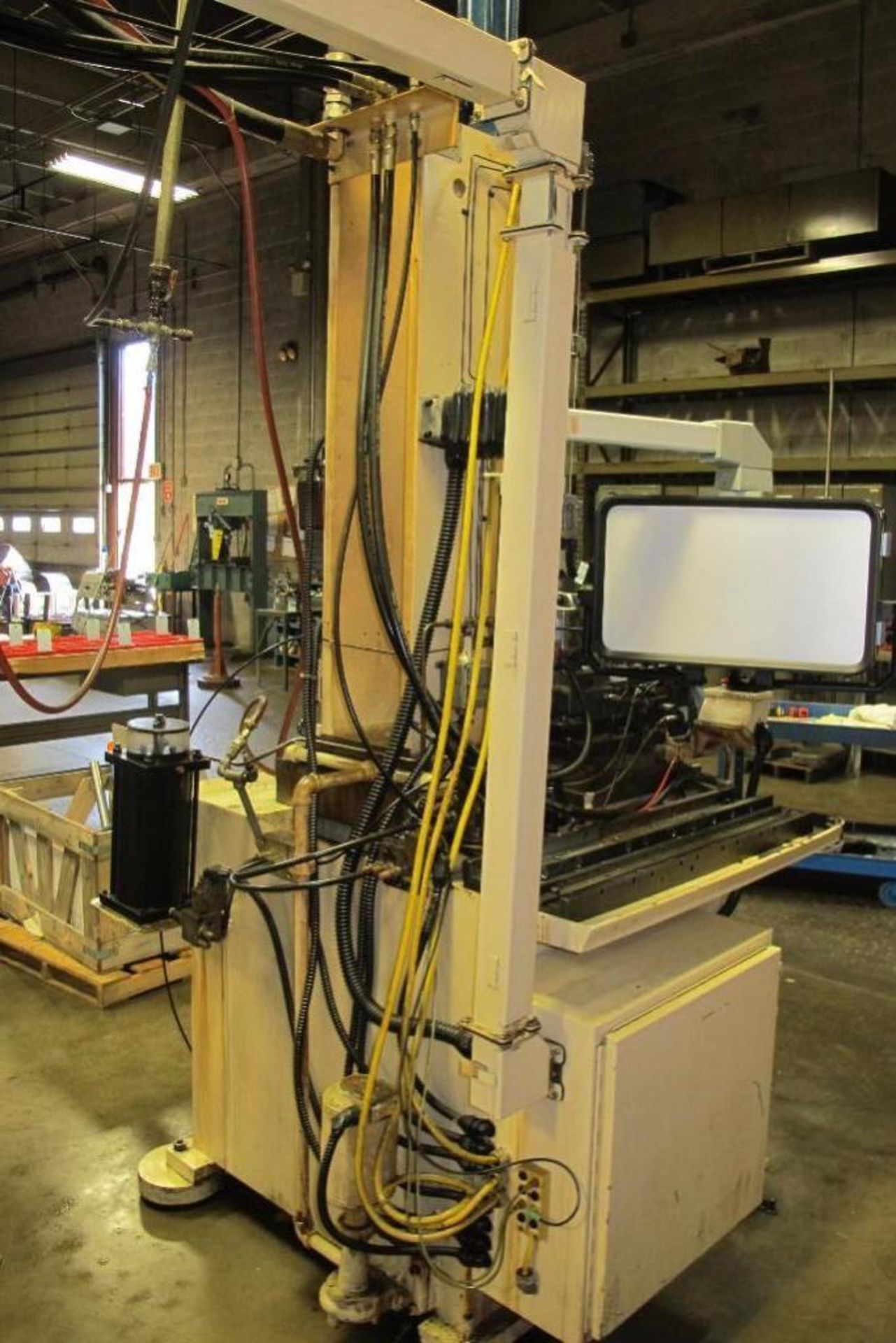 Ty-Miles Mdl.MBHD-12-30-120R, 6-ton x 30" Stroke Hydraulic Vertical Broaching Machine, Coolant Filtr - Image 4 of 8