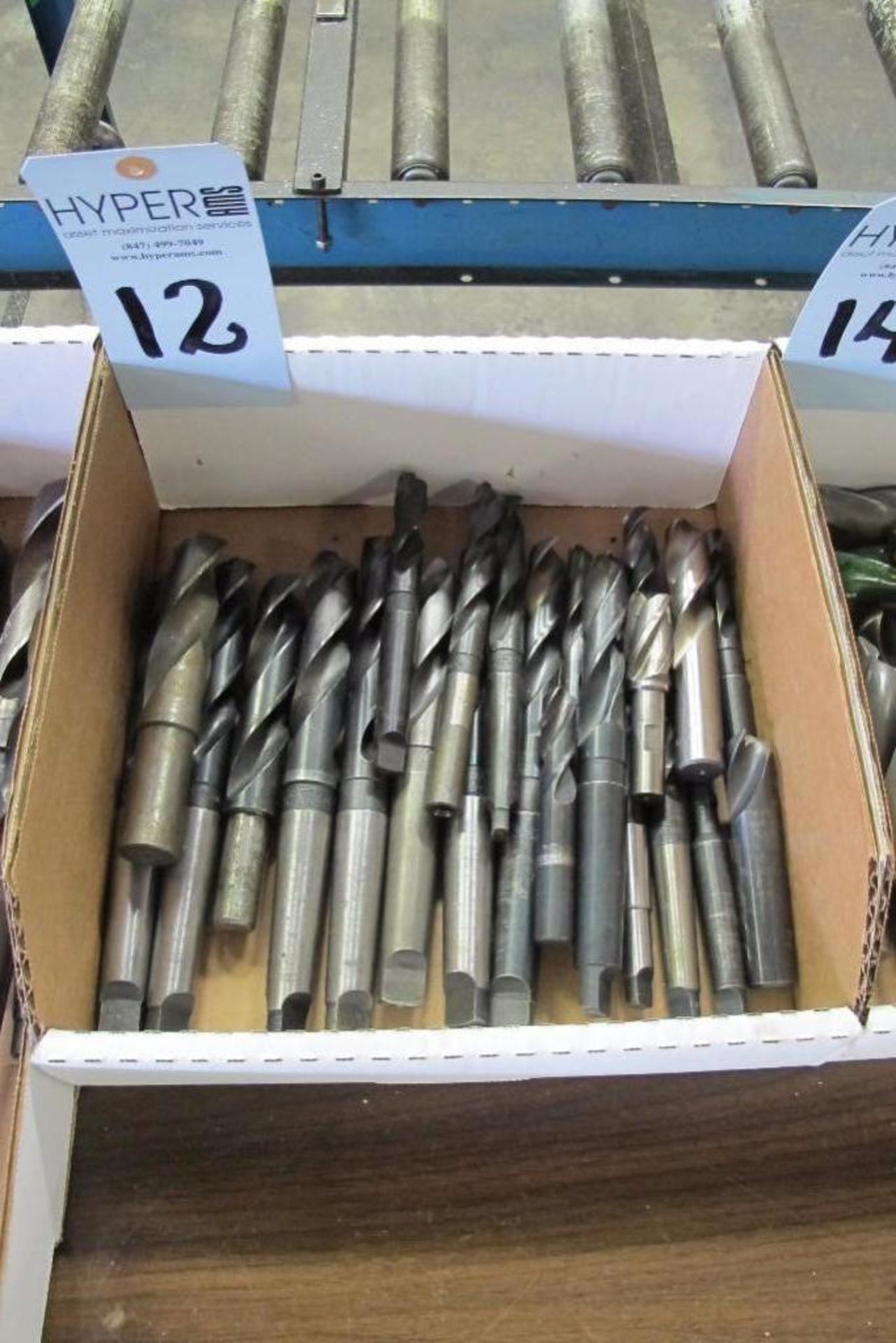 Taper shank drill bits