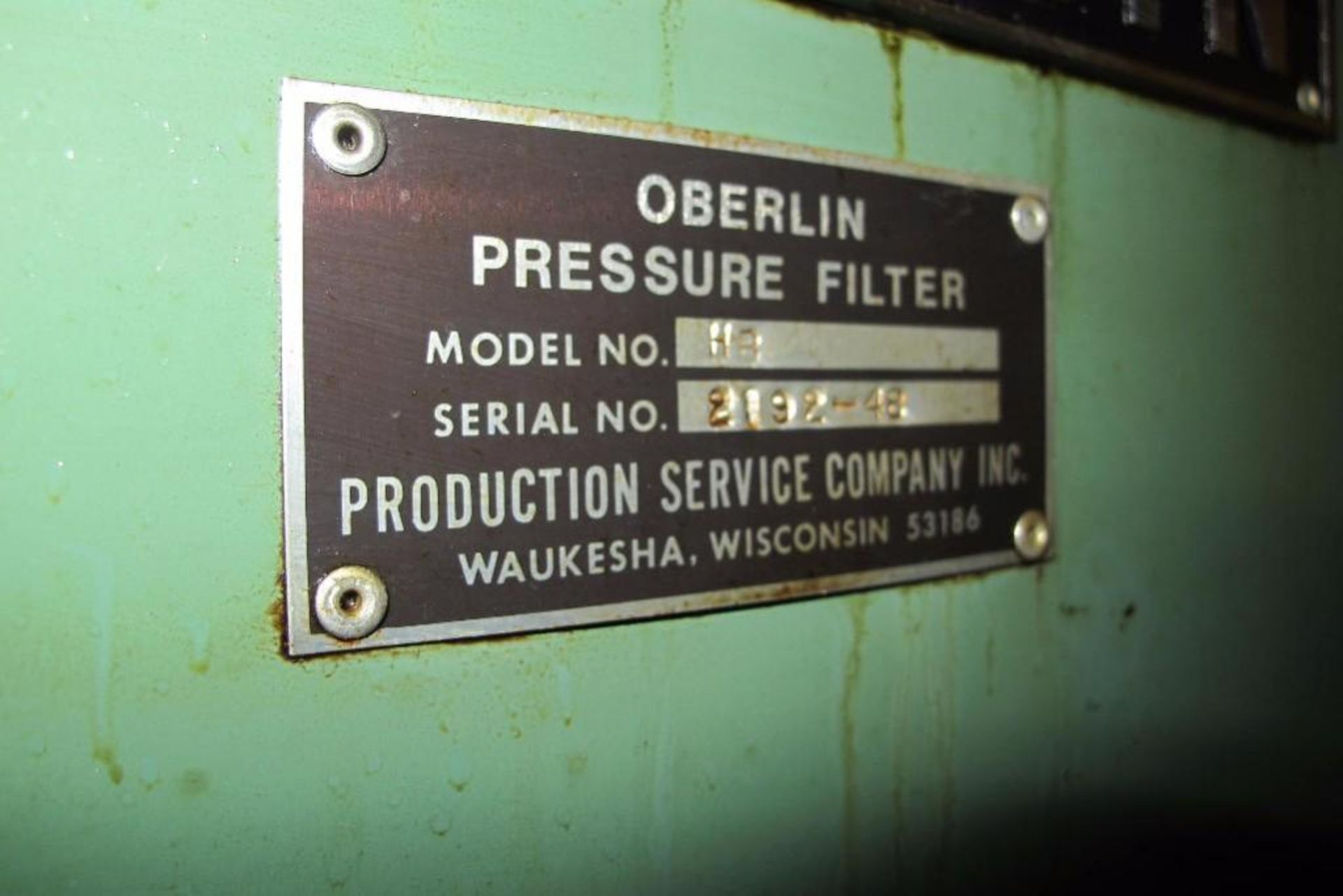 Oberlin Mdl. HB, Coolant Filtration System Pit Mounted Recirculation Tank, (3) Centrifugal Pumps, ea - Image 4 of 4