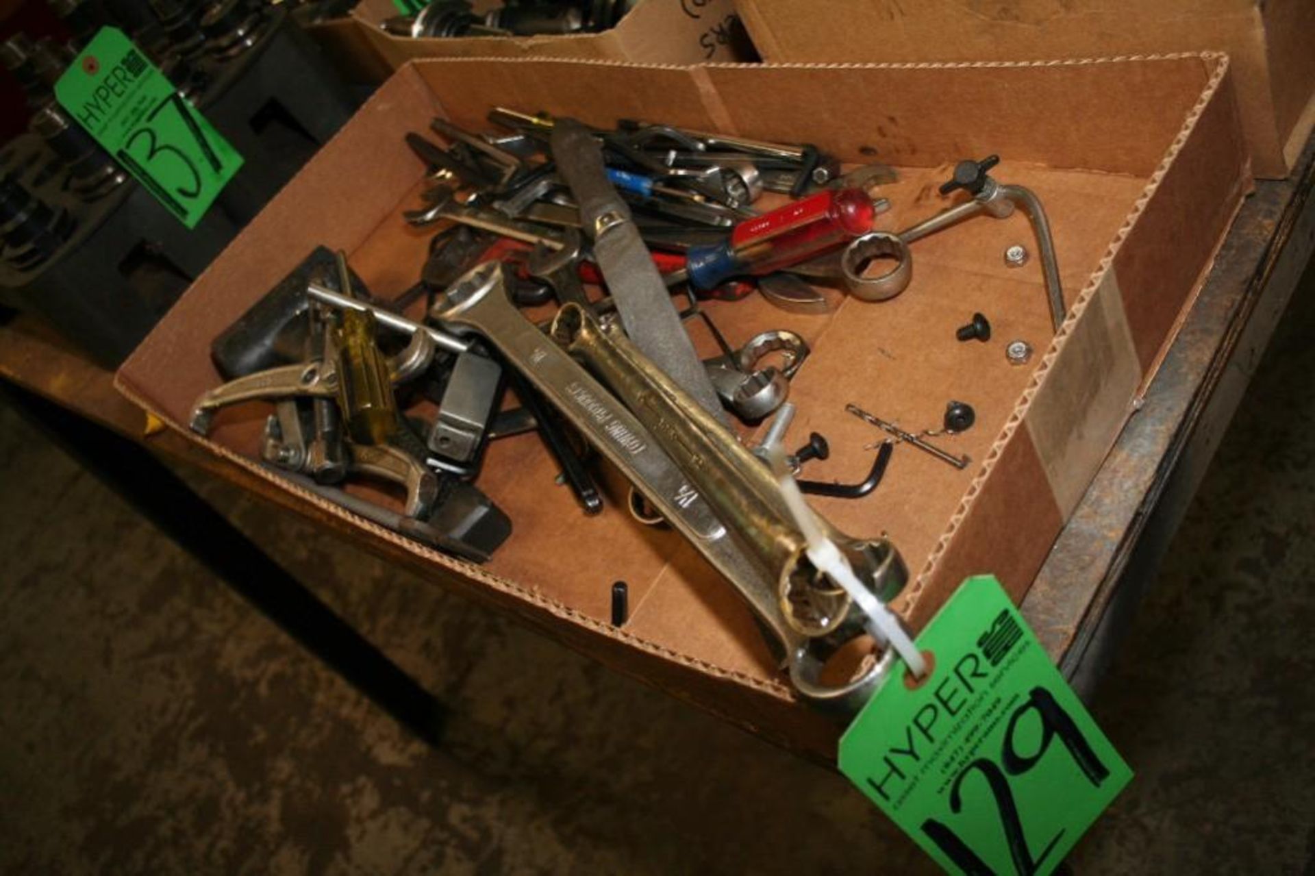 Assorted Tools, Box End, Gear Puller, Hex Wrenches, Pipe Wrench, Etc.
