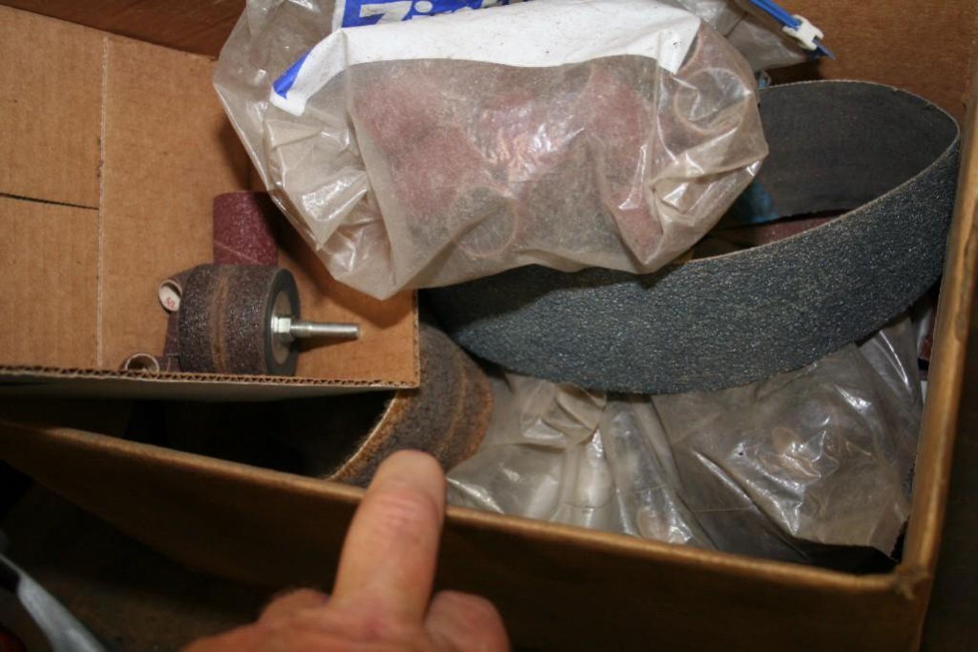 Air Grinder with Box of Abrasive Drums - Image 2 of 2