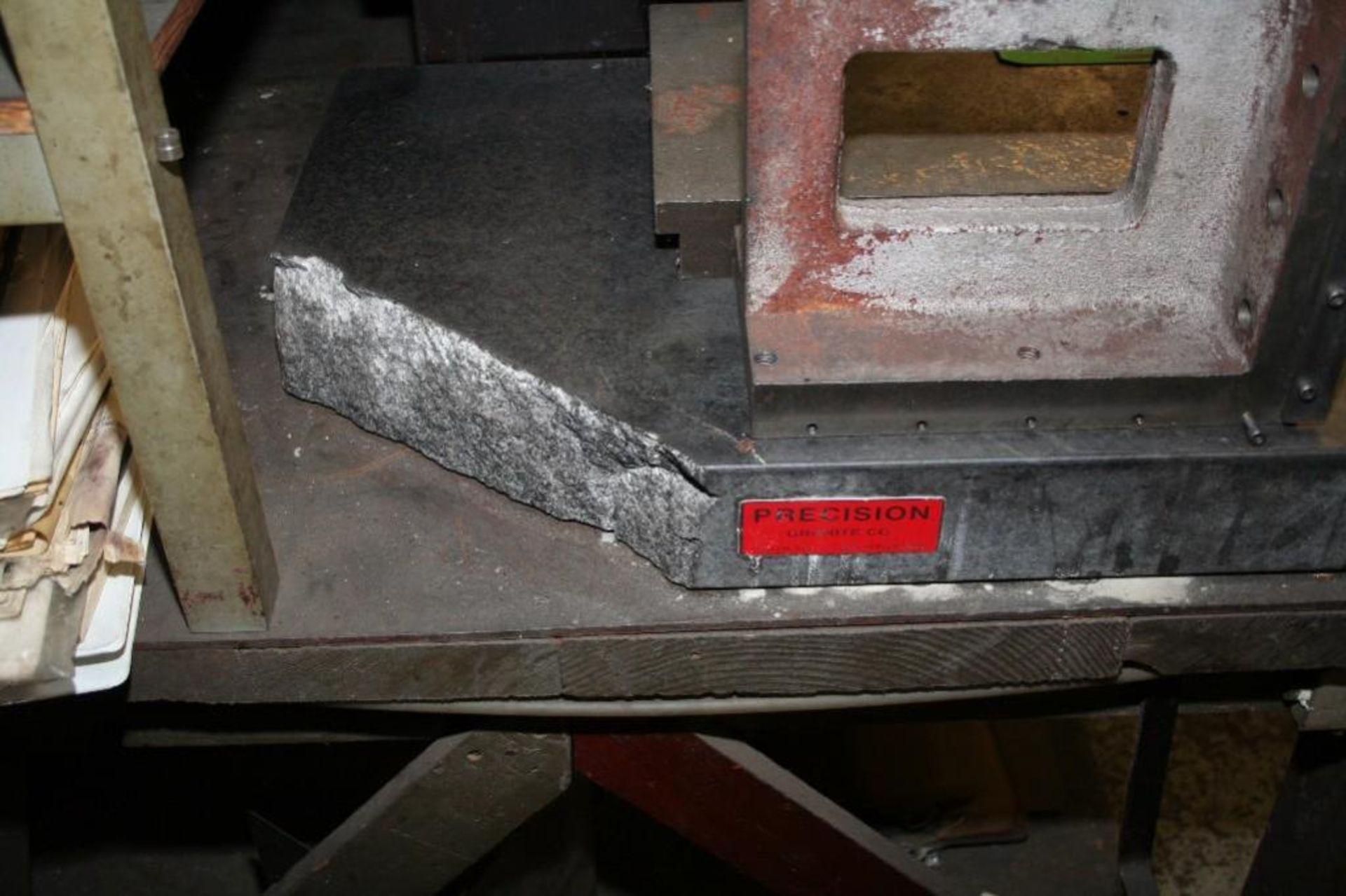 Steel Plate 11" x 15", Angle Plate, Granite Plate with Broken Corner 18" x 24 " x 3" - Image 2 of 2