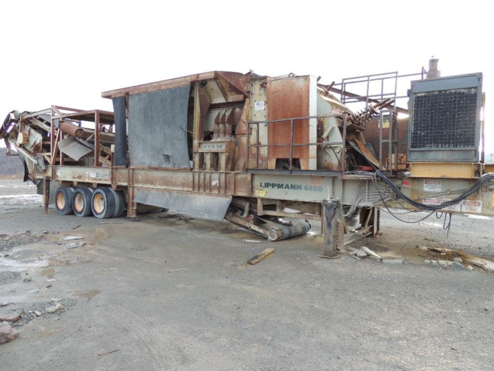 Lippman 4800 Crushing Plant, 10,937 Hrs, S/N 20-04-0438