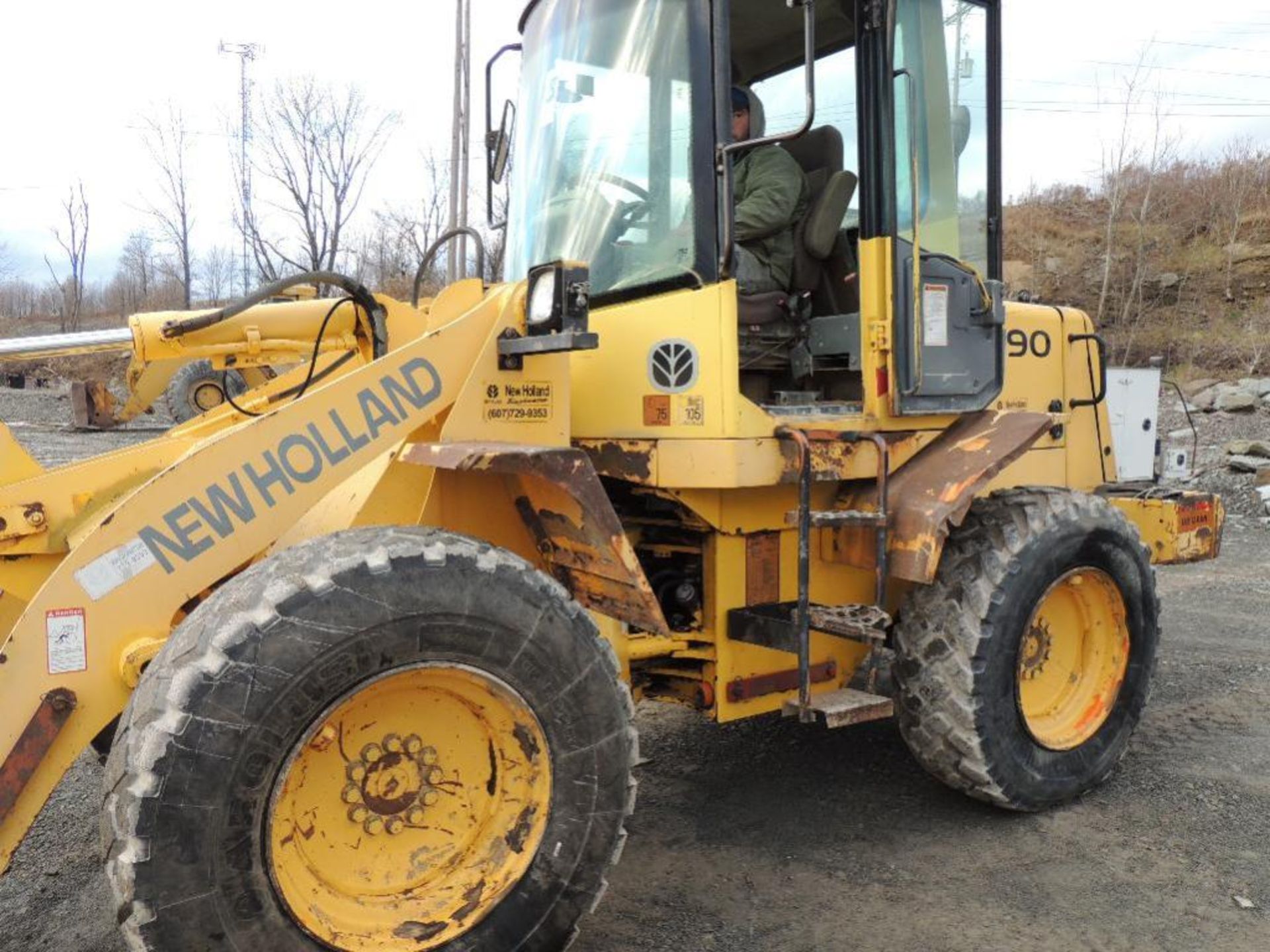 New Holland Wheel Loader LW90, 8,166 Hrs, Engine Type 8045.25.291, S/N ZEF00LW9000601215 - Image 2 of 6