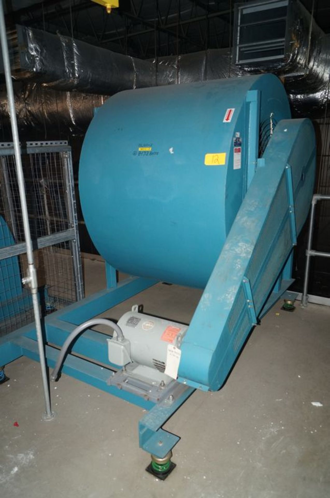 TWIN CITY FAN AND BLOWER UNIT, SIZE 36 , TYPE FC, CLASS 1 ARR 3F, 15 HP S/N 2-1 *Does not include