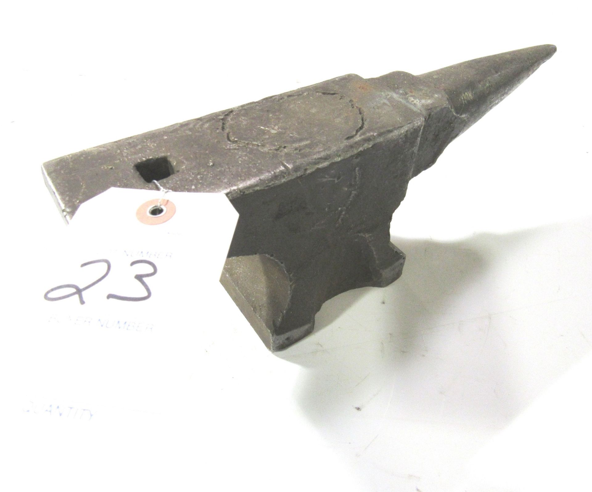 Anvil-Size 2-1/4" x 6-1/2" Flat, 6-1/2" Horn