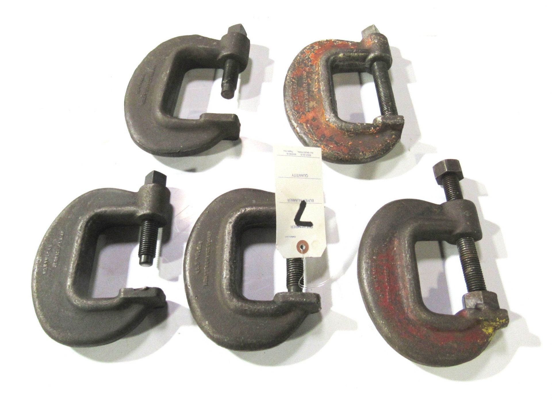 5-Armstrong Heavy Duty C-Clamps