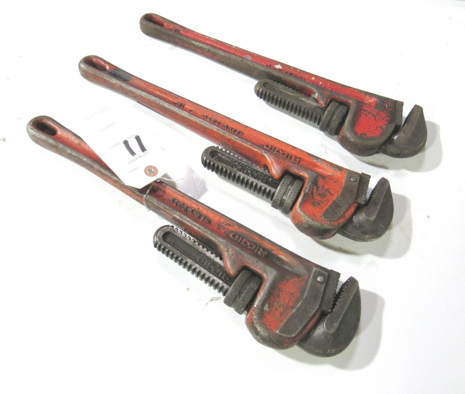 3-18" Ridgid Pipe Wrenches