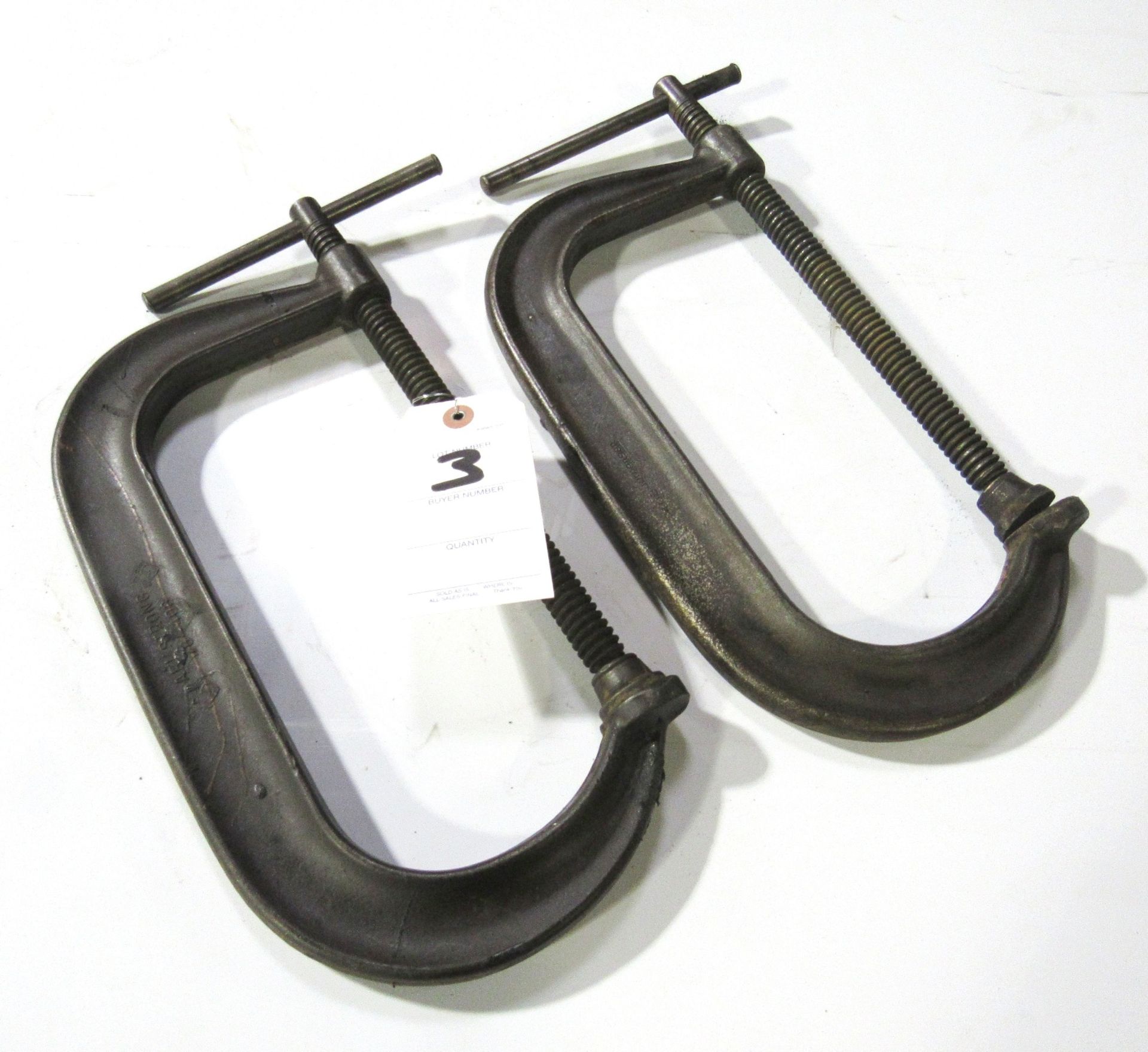 2- Armstrong 8" C-Clamps