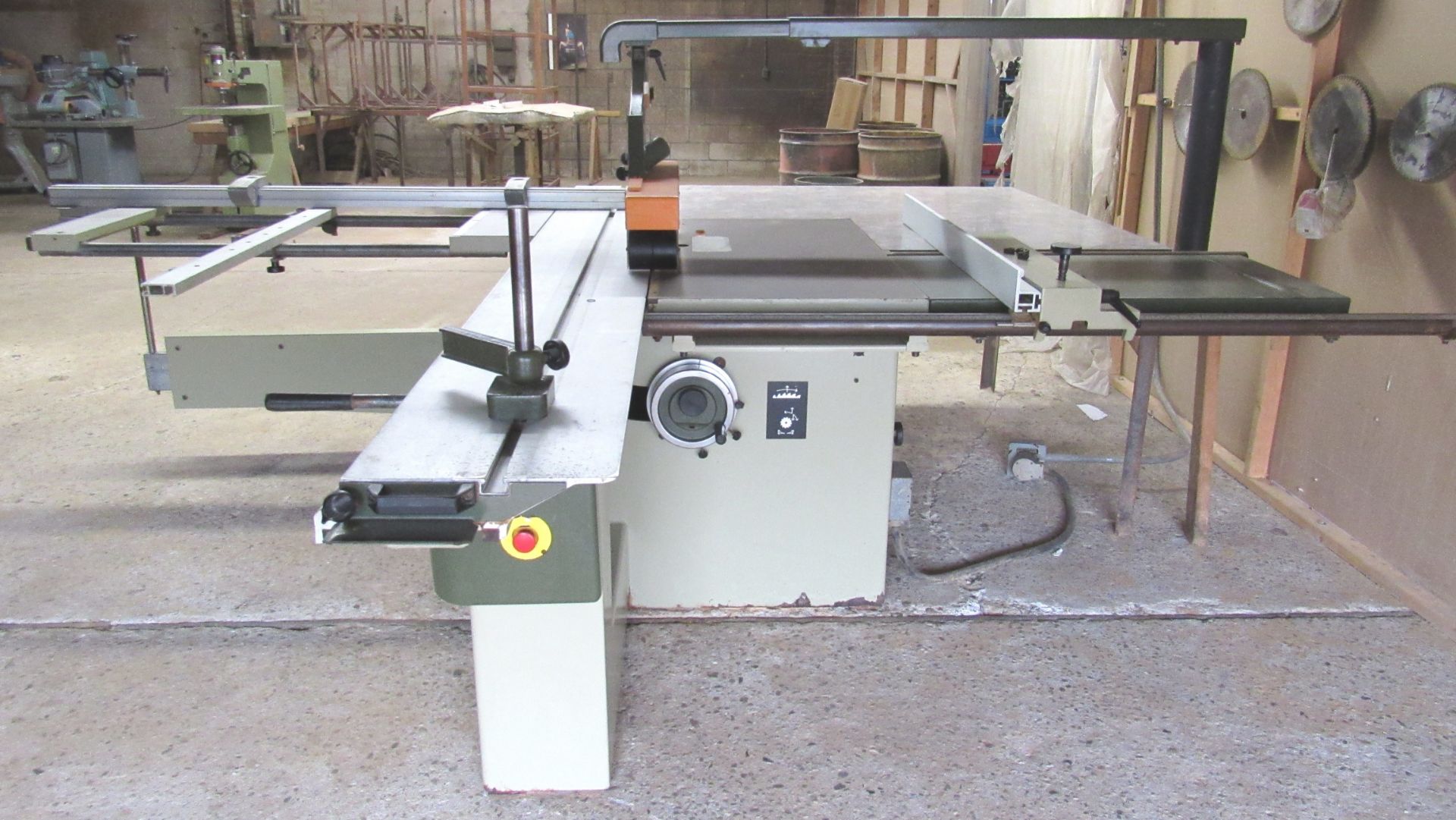 SCMI Mod.SL16WA Sliding Table Saw - S/N AB36931, 9800 RPM Scorer Blade Speed, 3200/4500/600 RPM - Image 4 of 6