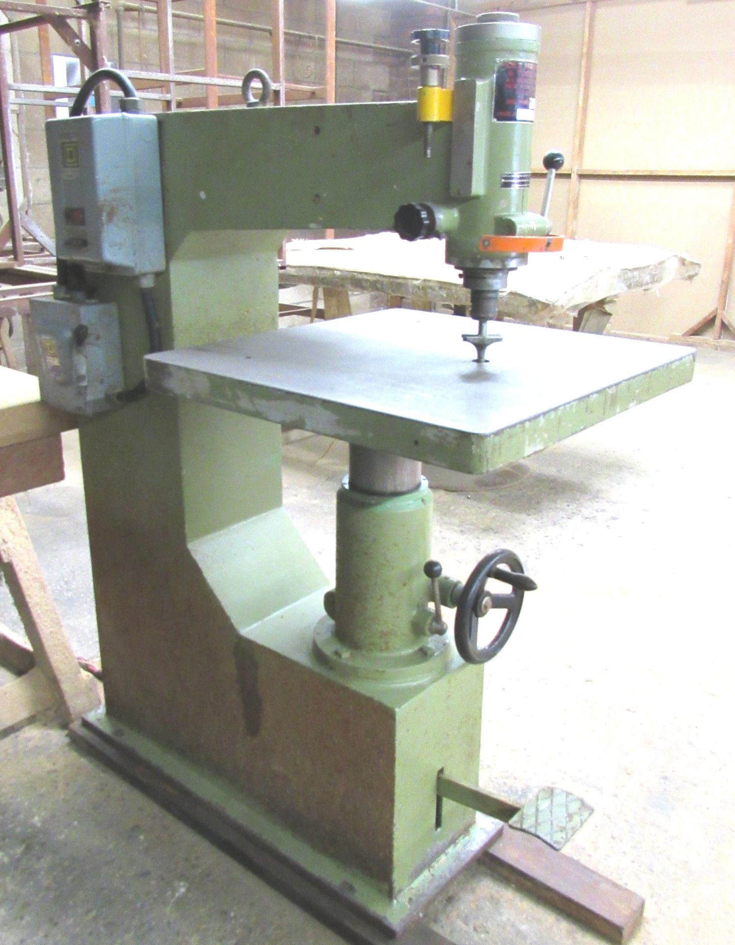 Holz Mod. E-201 Sliding Spindle Router -S/N 15388, Spindle Speed 22000 RPM, 3" Spindle Elevation, - Image 2 of 3