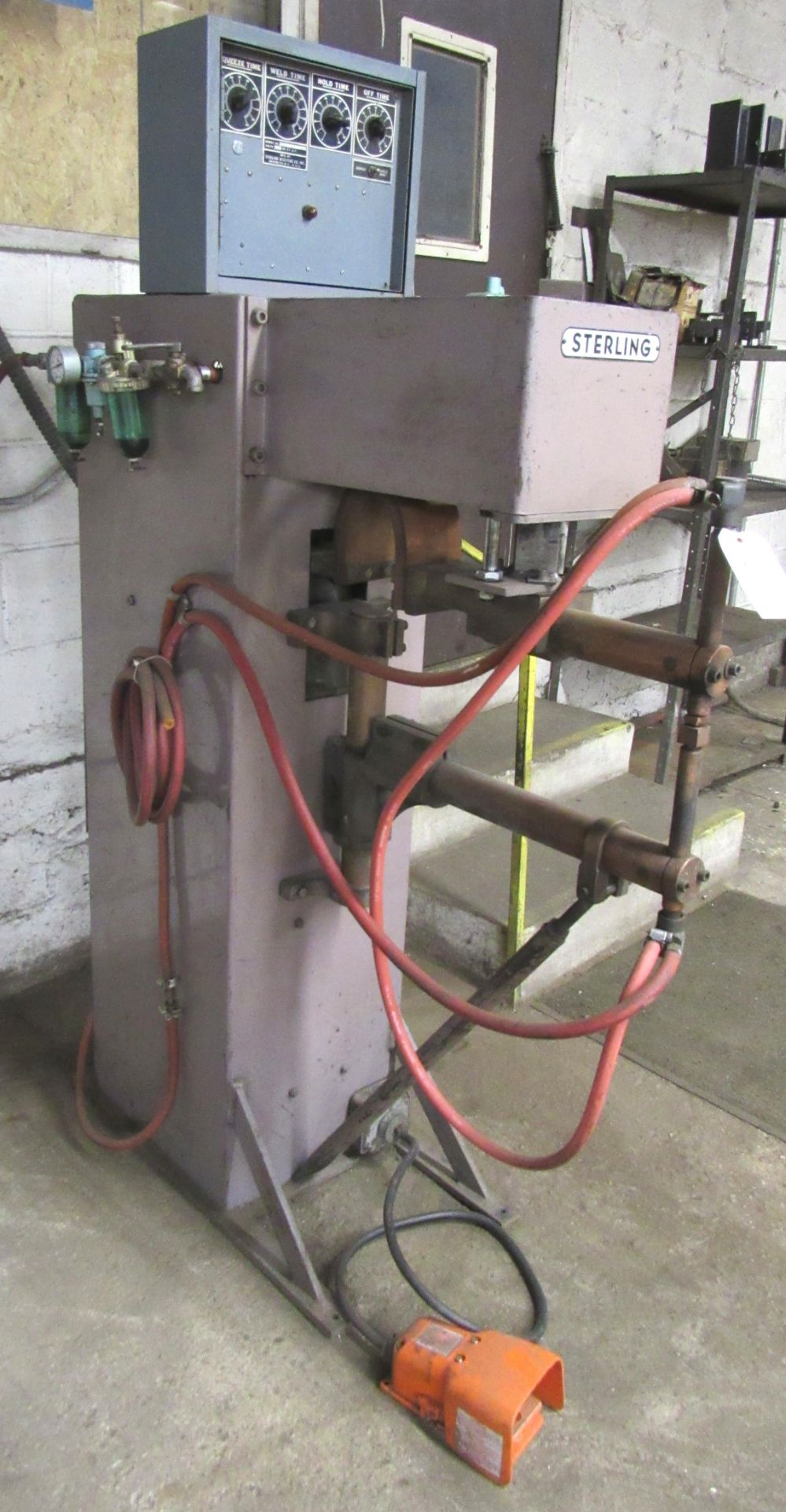 Sterling Mod.2SP18AS18 40 KVA Rocker Arm Spot Welder - S/N 3142, 18" Throat, Sequence Timers, - Image 2 of 2