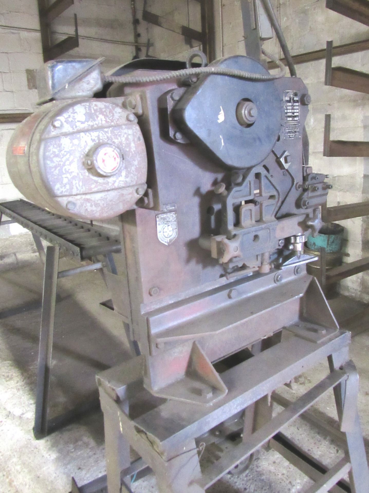 Peddinghaus Type Peddy 2-5/16" x 2-5/16" x 5/16" Universal Ironworker - S/N PA272, 2 HP Motor, 208- - Image 2 of 3