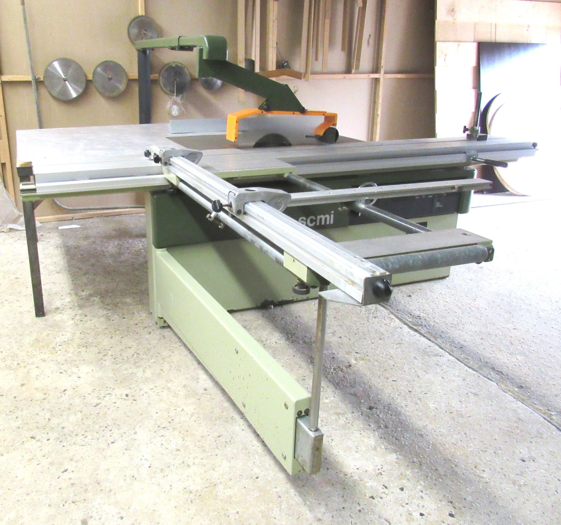 SCMI Mod.SL16WA Sliding Table Saw - S/N AB36931, 9800 RPM Scorer Blade Speed, 3200/4500/600 RPM - Image 2 of 6