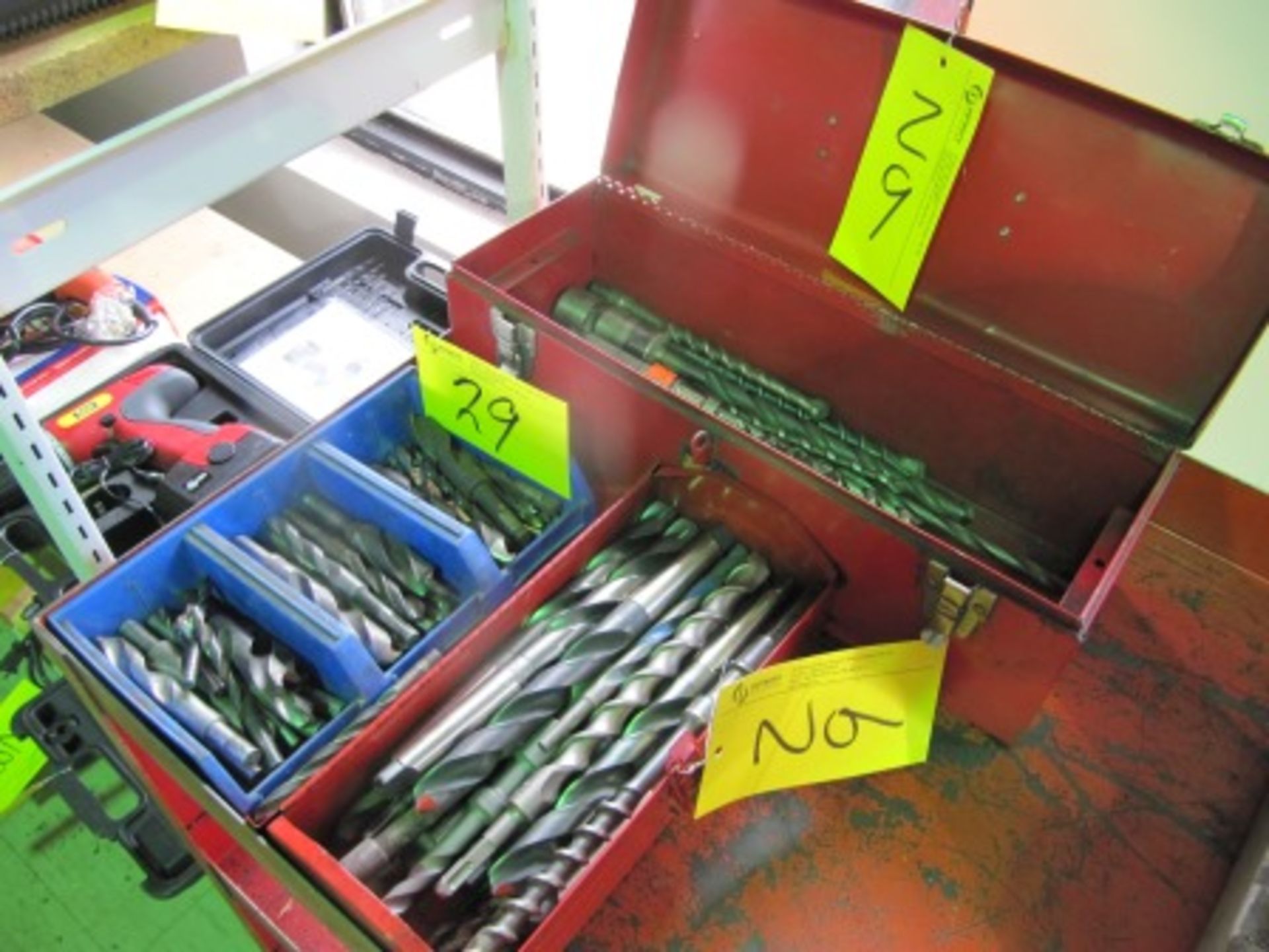 LOT ASST. DRILL BITS, ETC.