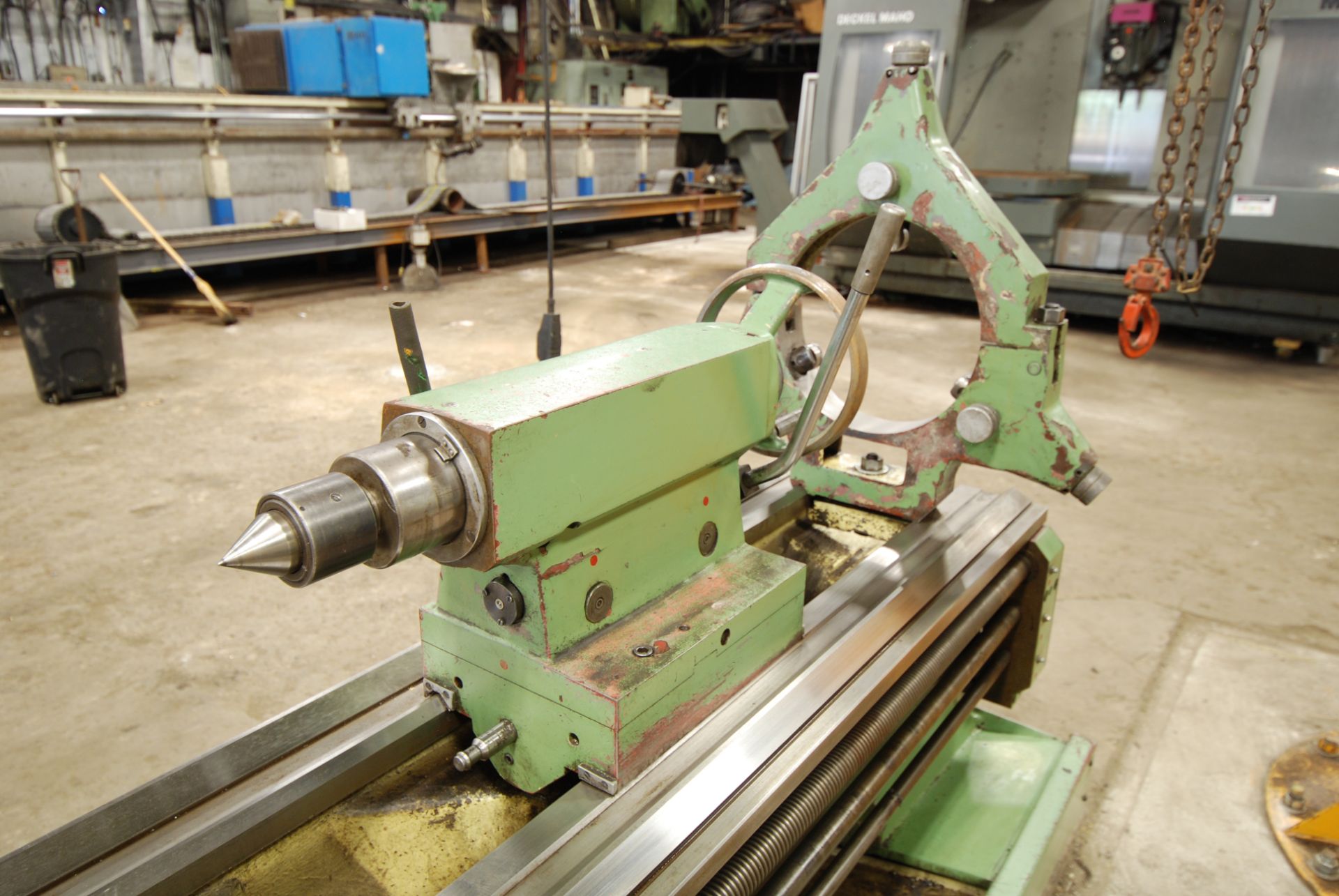 FAT TUR 560 ENGINE LATHE, 16" 3-JAW CHUCK, 22" SWING, 141" BED W/MITUTOYO 2-AXIS DRO S/N: 48409 - Image 5 of 5