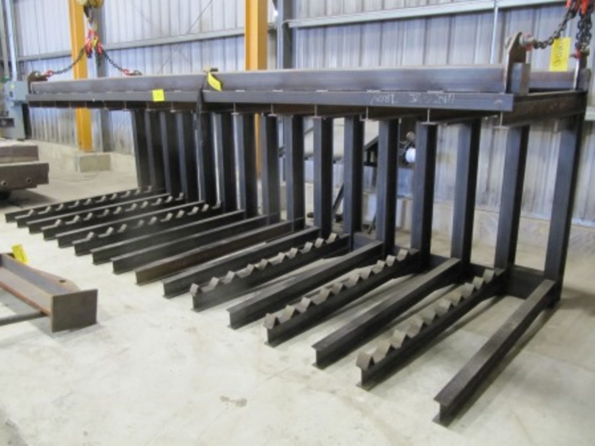 STEEL 7'X19'X6'H APPROX. BILLET HEAT TREAT RACK - Image 2 of 3