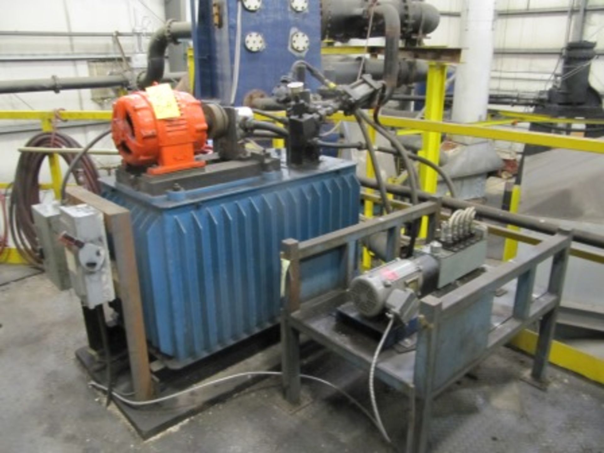 10HP HYDRAULIC POWER PACK W/1/3 HP LUBRICATING PUMP UNIT. (BLDG. 2)