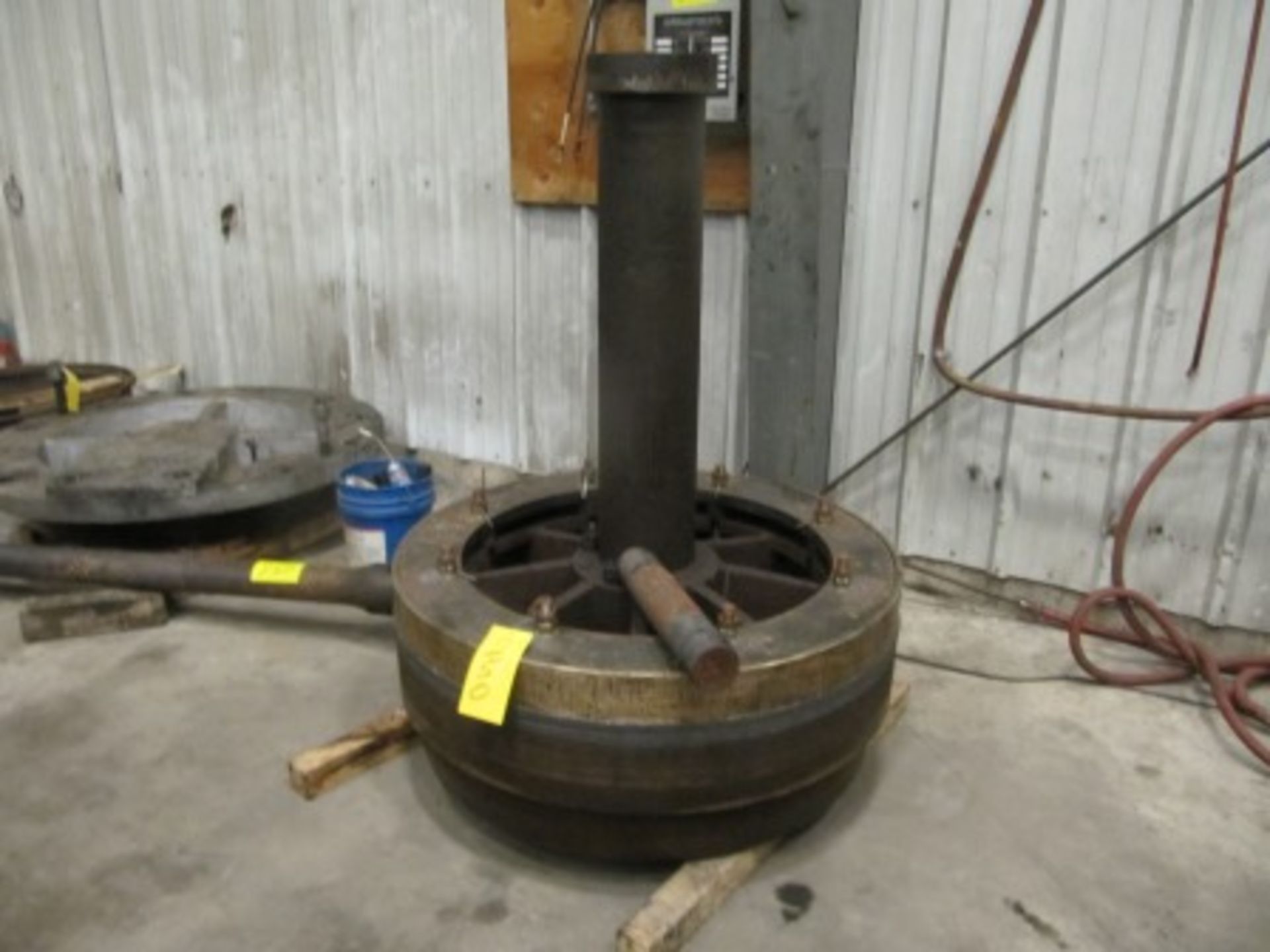 EUMUCO 2,200-TON COUNTER BLOW FORGING HAMMER, 98"X46" APPROX. 45,000# W/RAM, PLATES, ETC. (BLDG. 2) - Image 8 of 9