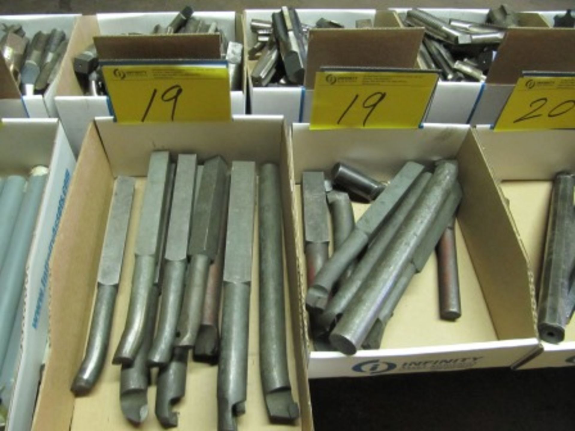 LOT ASST. TOOL CUTTERS, ETC. (2 BOXES)