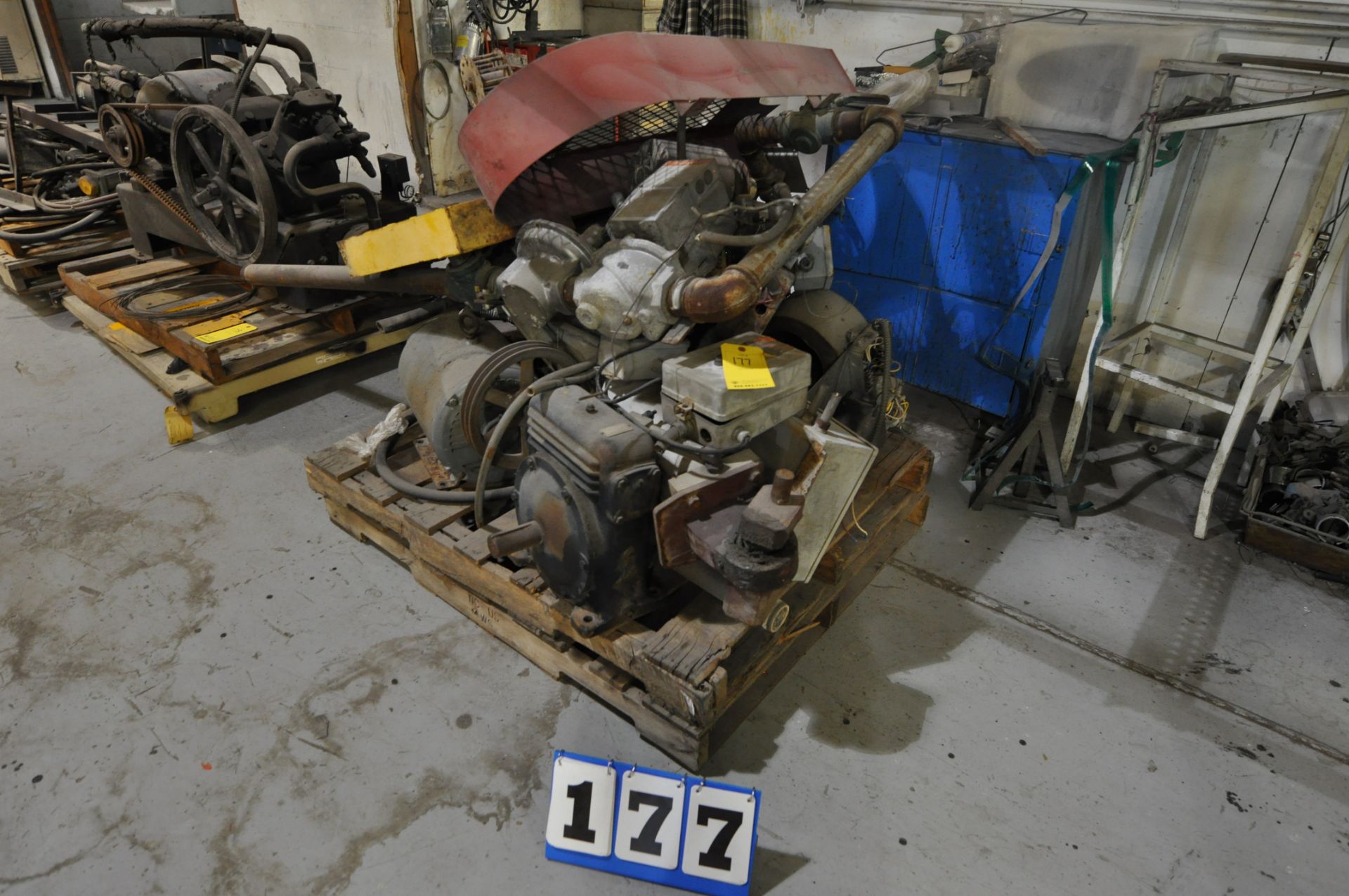 Assorted Pumps, and Motor on Pallet