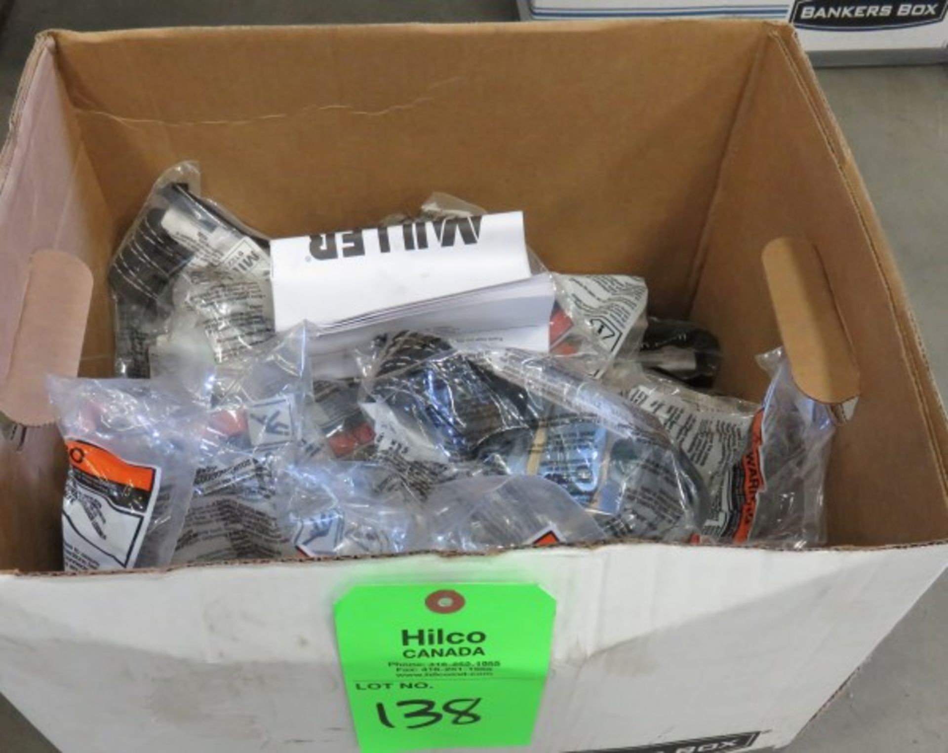 BOX OF MILLER SAFETY HARNESS HOOKS