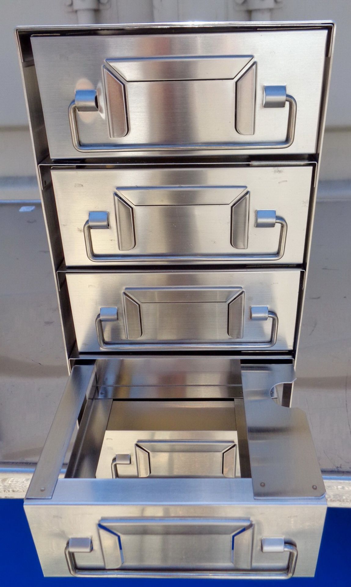 VWR Upright Freezer Drawer Rack for 2" boxes
