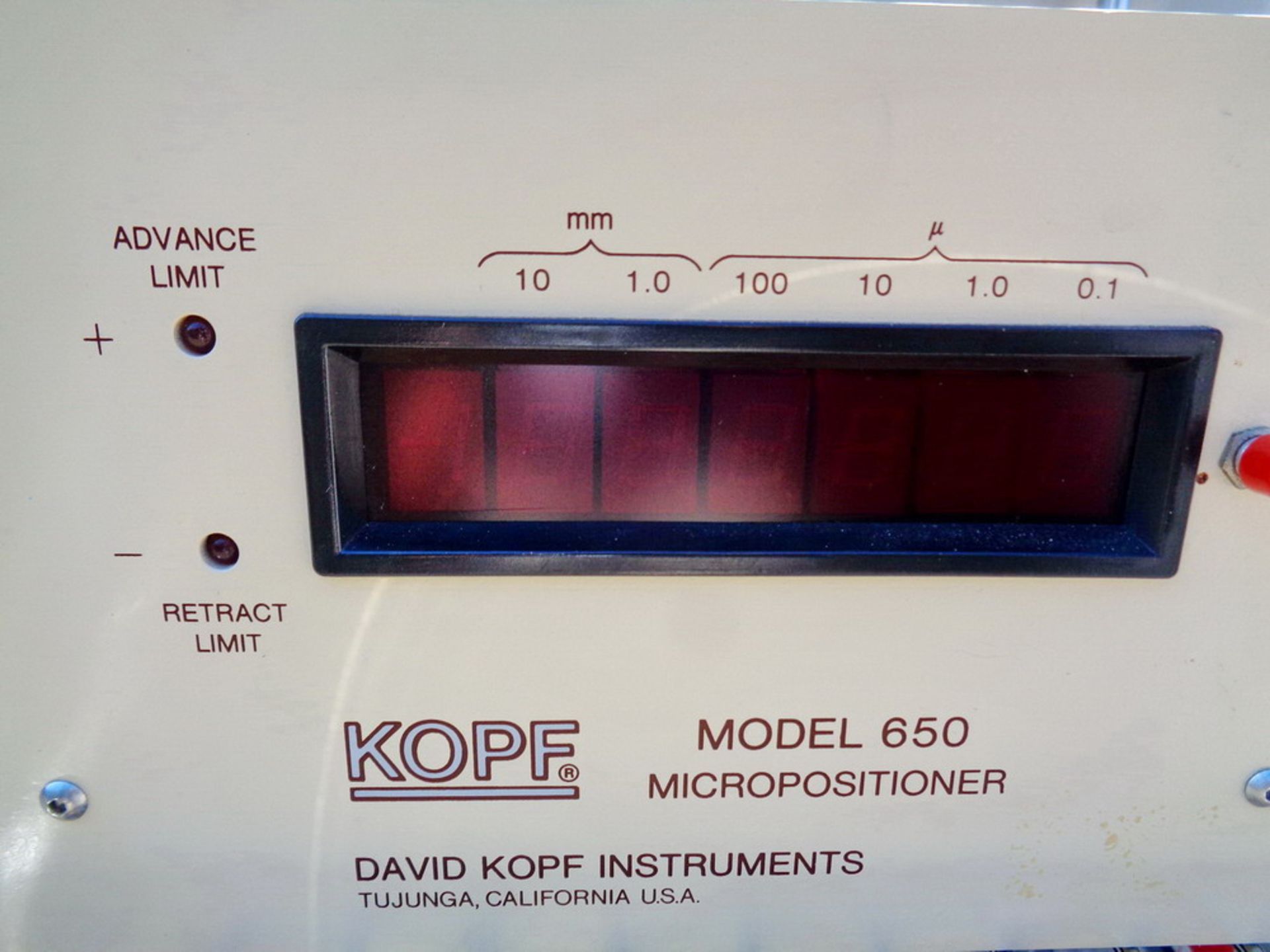 Kopf Model 650 Micropositioner, S/N 65004 - Image 2 of 3
