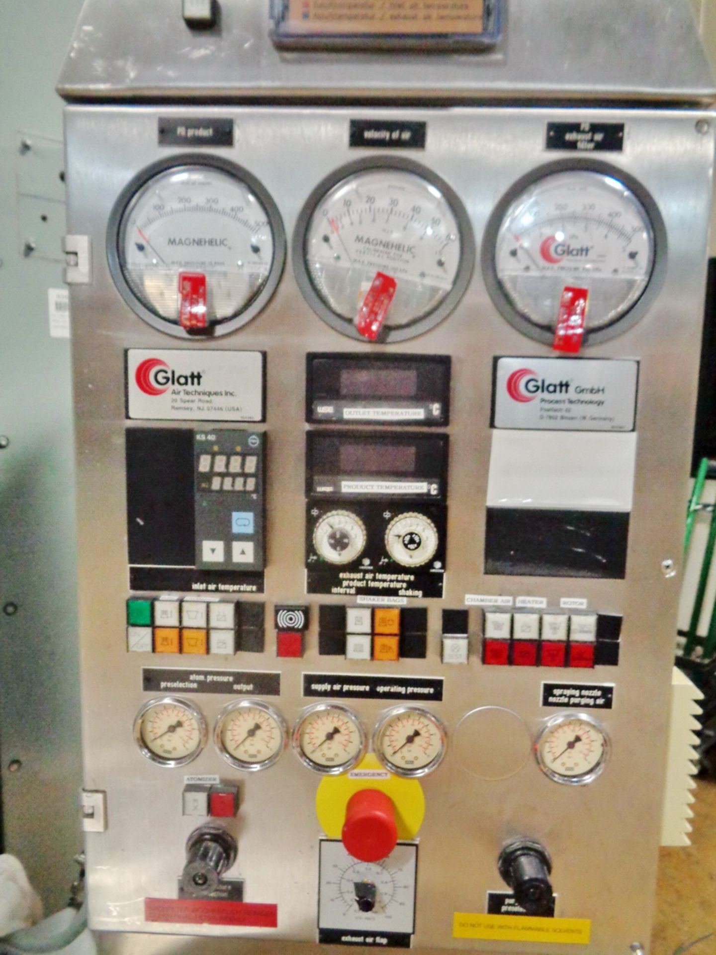 (1) Glatt Fluid Bed Dryer, Model GPCG-1, S/N 5445 - Image 3 of 9