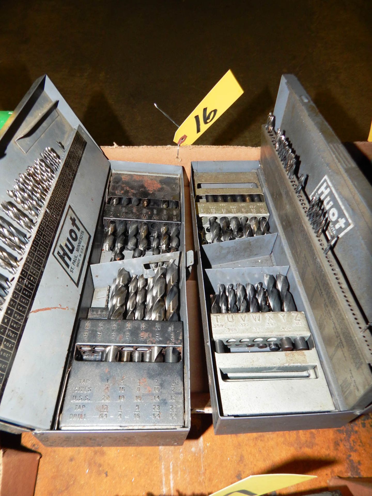 [2] HUOT DRILL INDEX BOXES