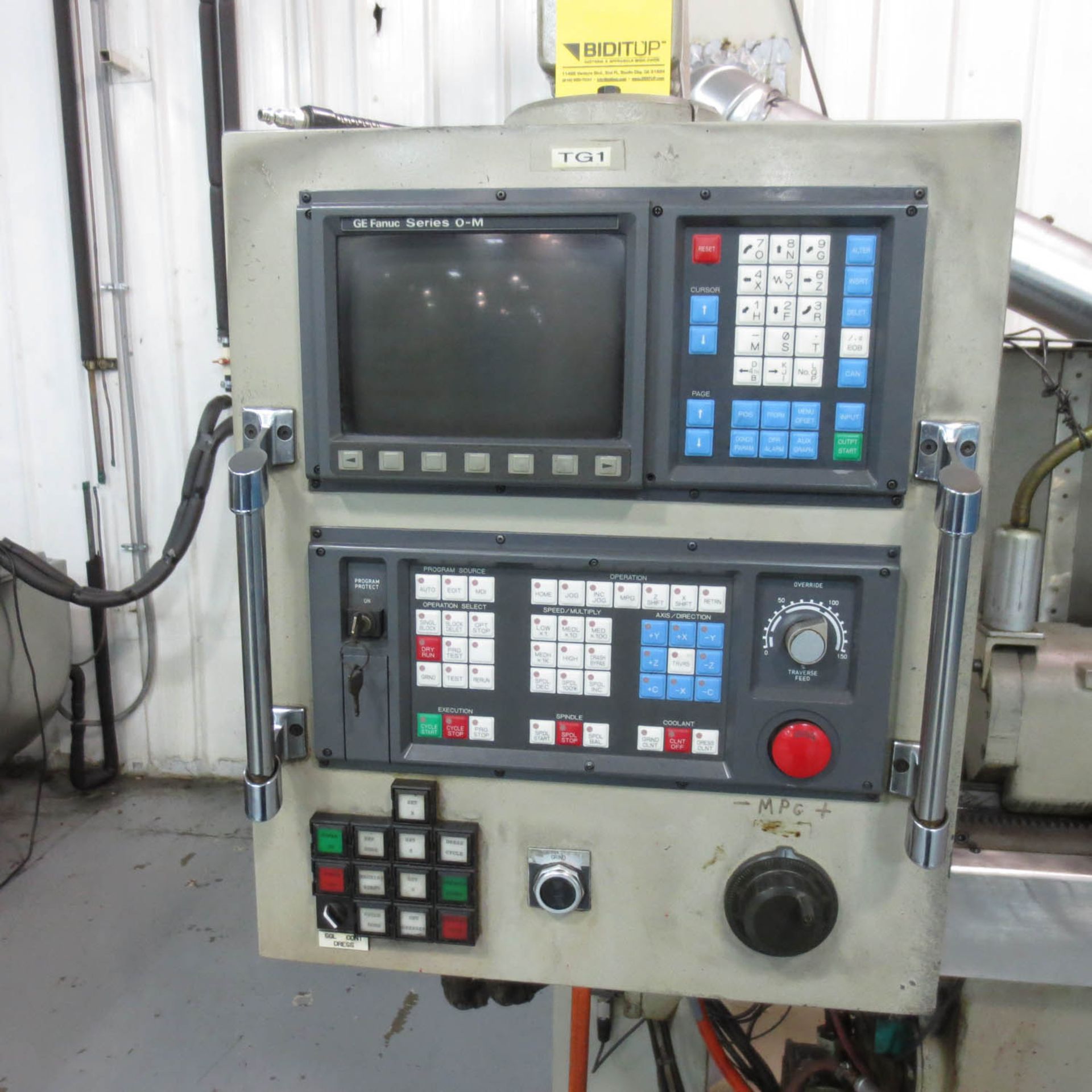 DRAKE CNC THREAD GRINDER, GE FANUC SERIES O-M CONTROLS, 460 V, 3 PH, S/N:91535 (1992) - Image 2 of 6