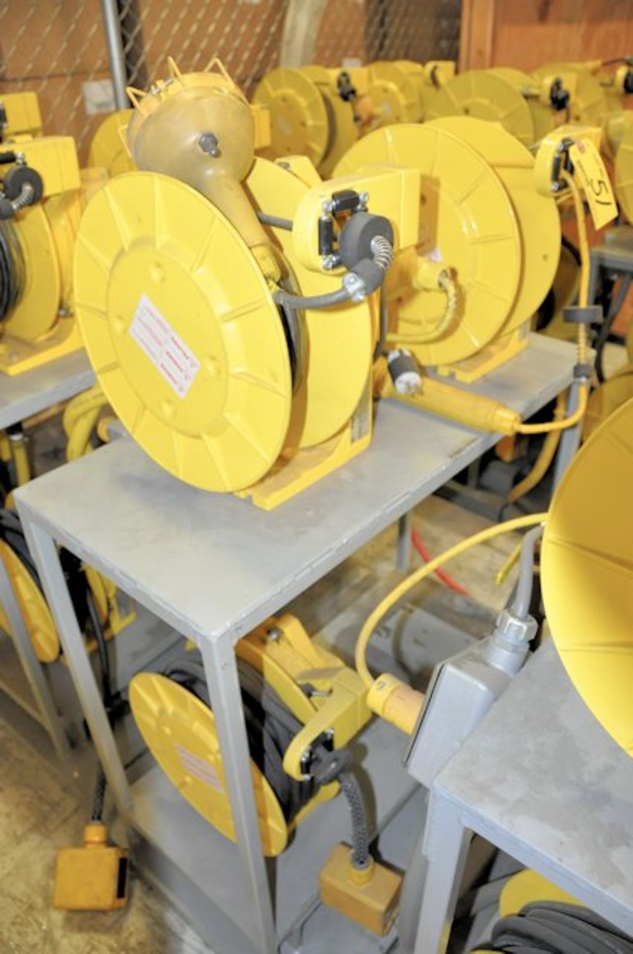 LOT OF AERO-MOTIVE INDUSTRIAL RETRACTABLE REELS CONSISTING OF: [2] EXTENSION CORD REELS 40' #10/3 - Image 2 of 2
