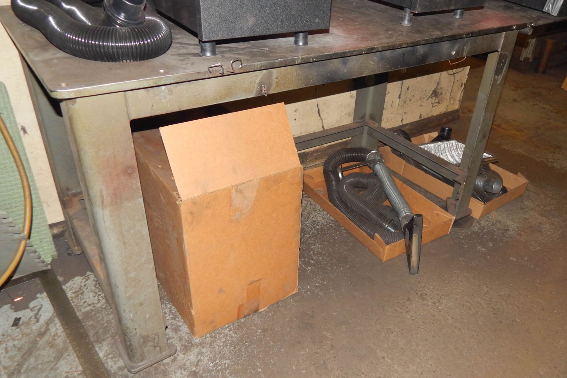 [4] ASSORTED HEAVY DUTY STEEL WORK TABLES - Image 3 of 3