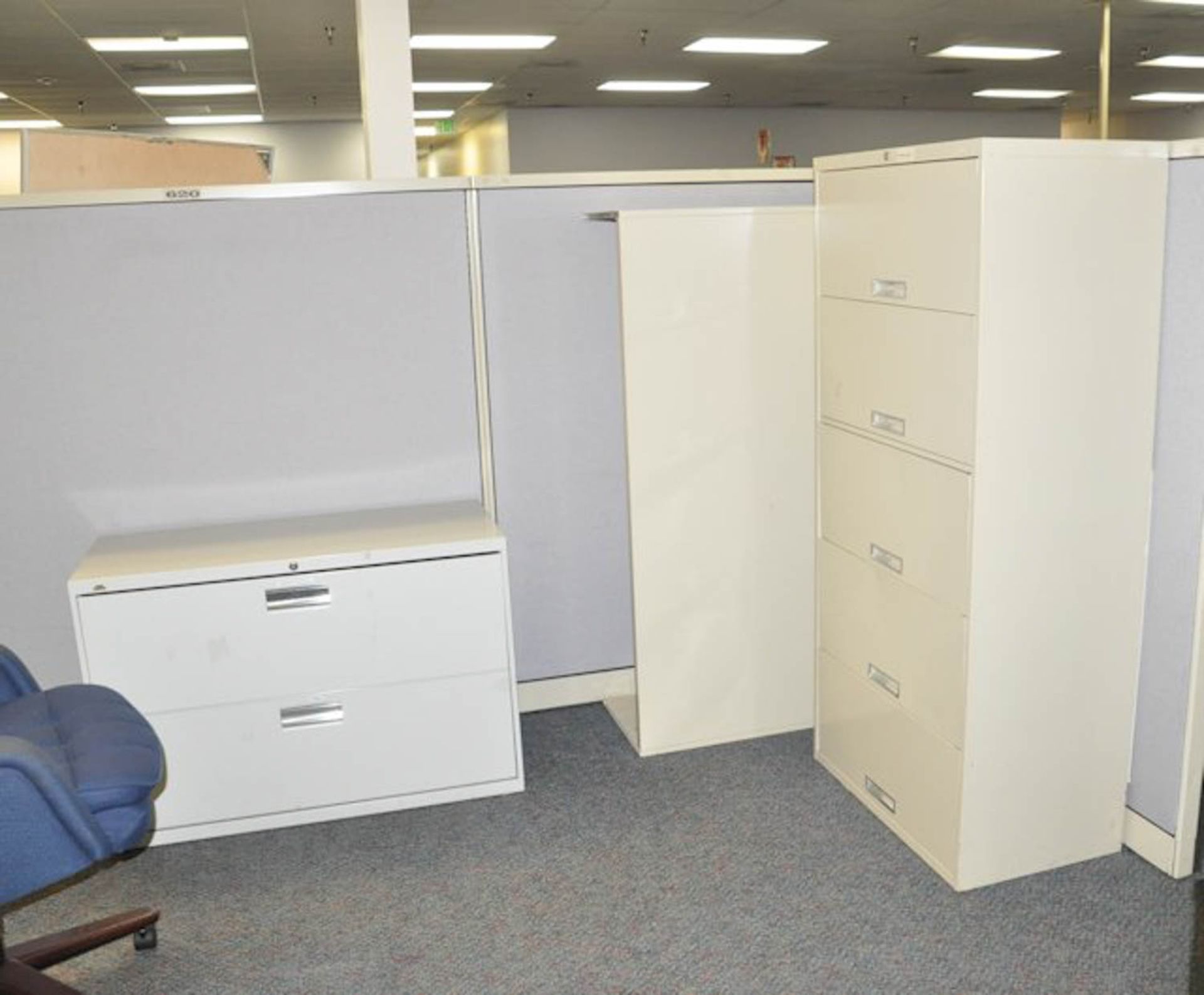 LOT OF (3) DESKS AND (3) LATERAL FILE CABINETS - Image 2 of 2