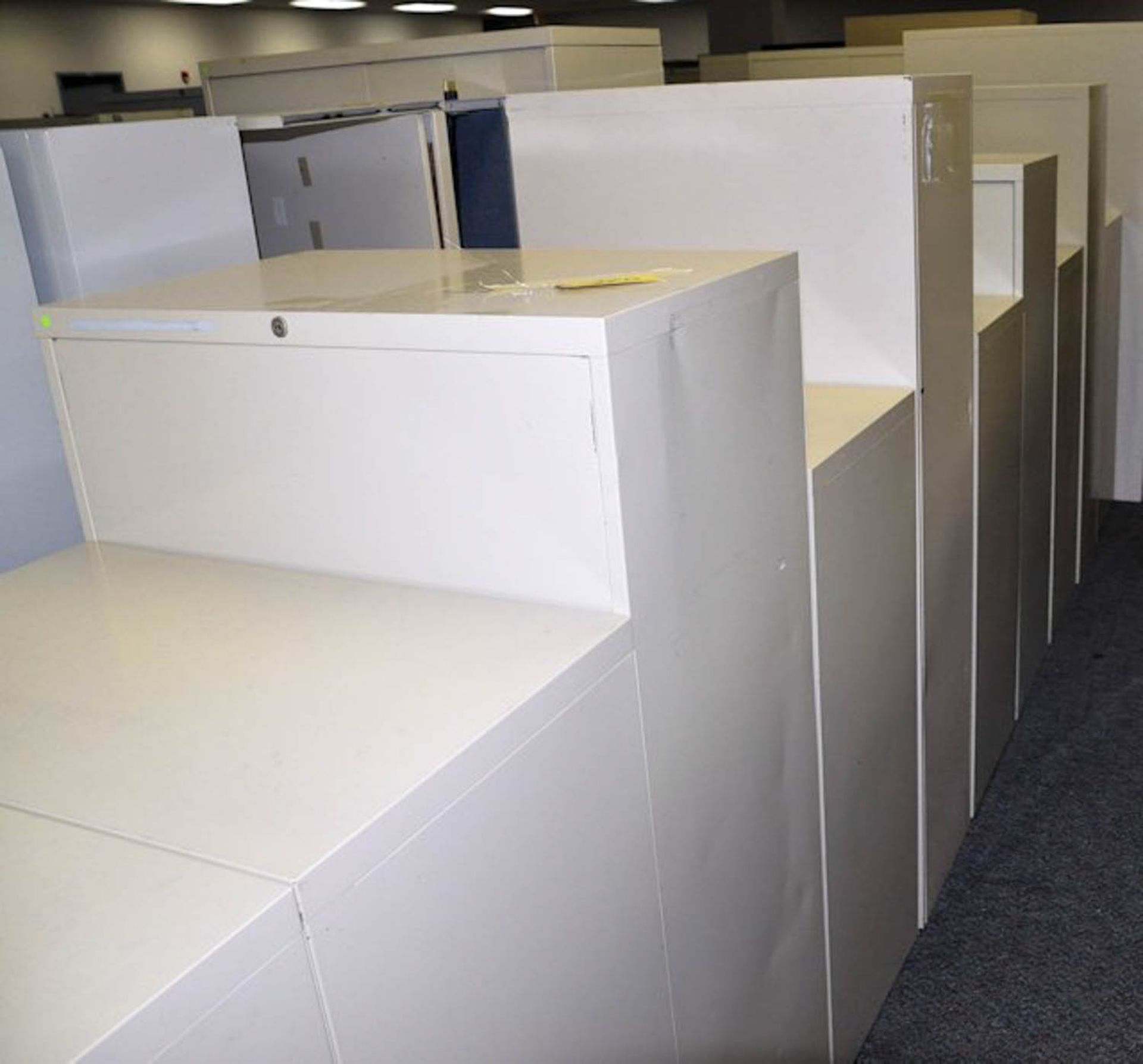 LOT OF (8) FILE CABINETS