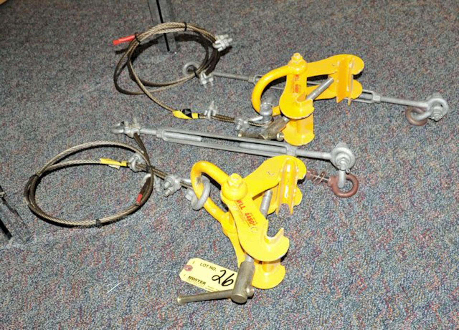 LOT OF (2) BEAM CLAMPS