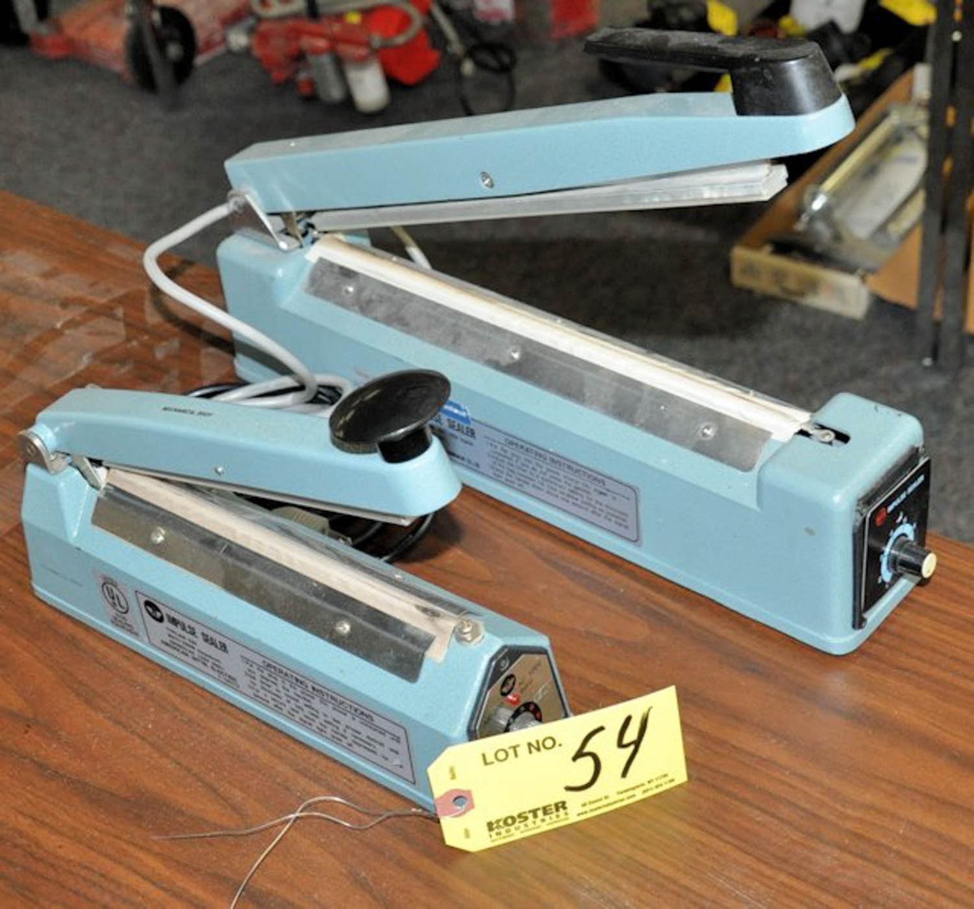 LOT OF (2) IMPULSE SEALERS